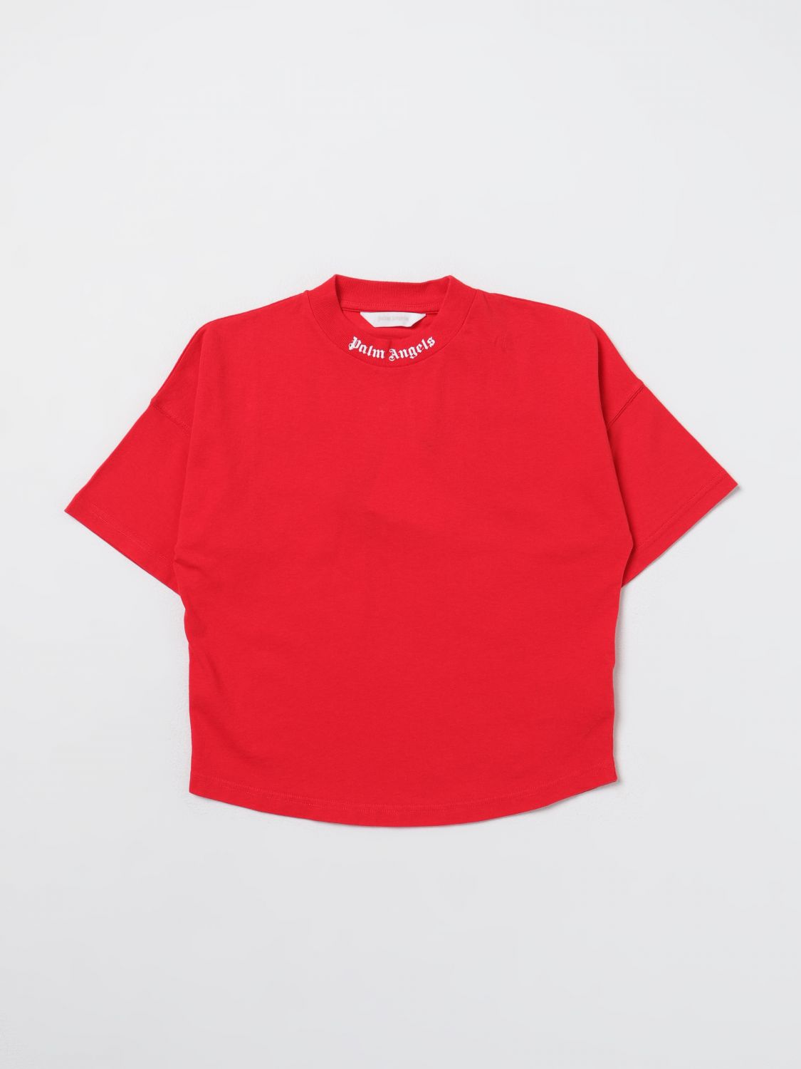 Shop Palm Angels T-shirt  Kids Kids Color Red