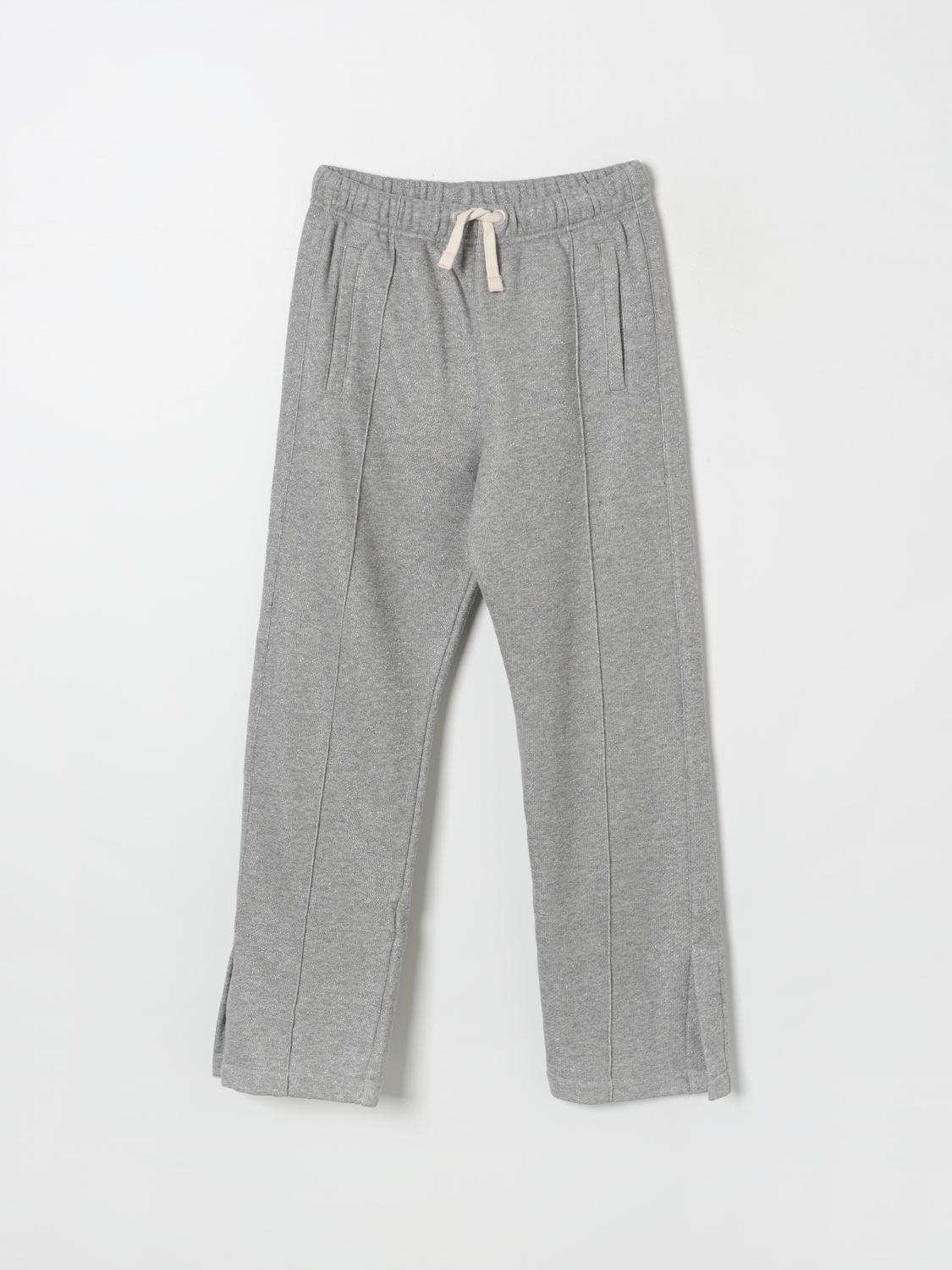 Shop Palm Angels Pants  Kids Color Grey