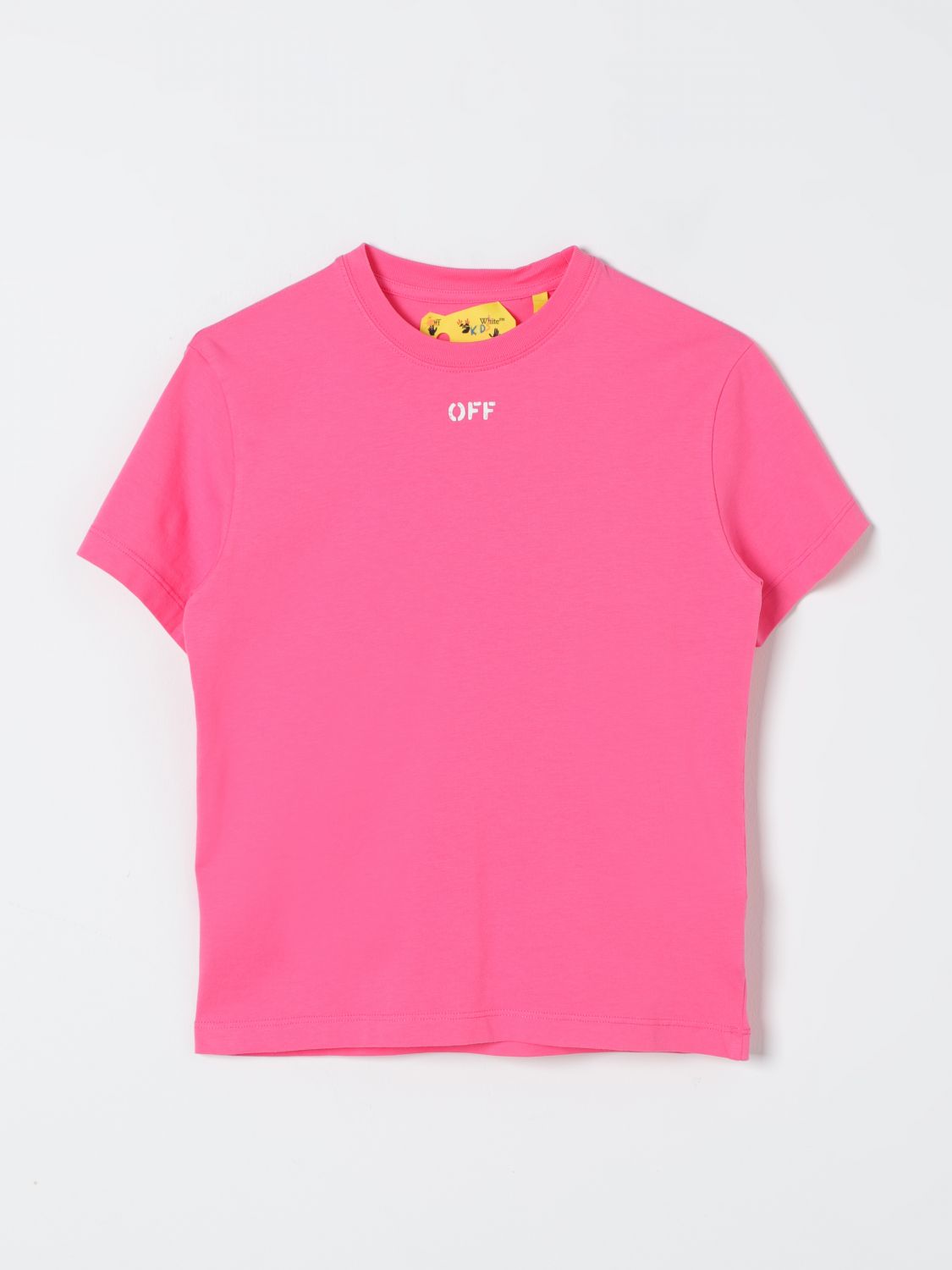 Off-white T-shirt Off White Kids Kids Color Fuchsia In Pink
