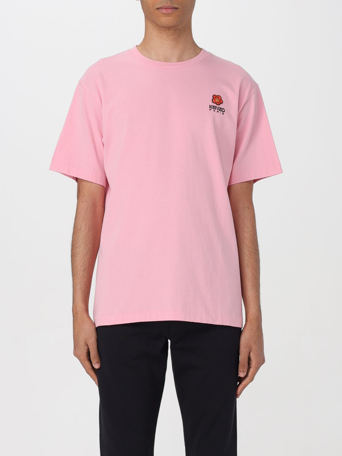 Shop Kenzo T-shirt  Men Color Pink In 粉色