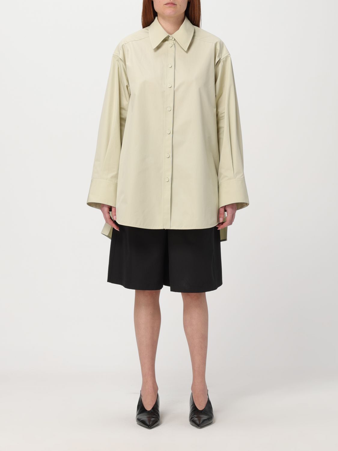 Shop Jil Sander Shirt  Woman Color Lime