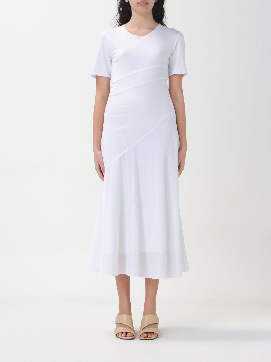Shop Add Dress  Woman Color White