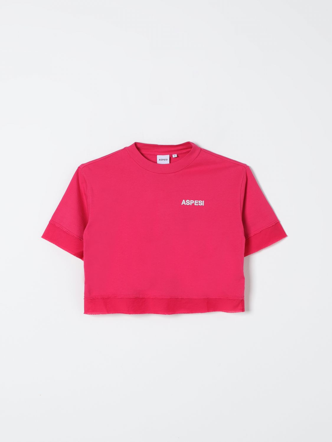 Shop Aspesi T-shirt  Kids Color Fuchsia