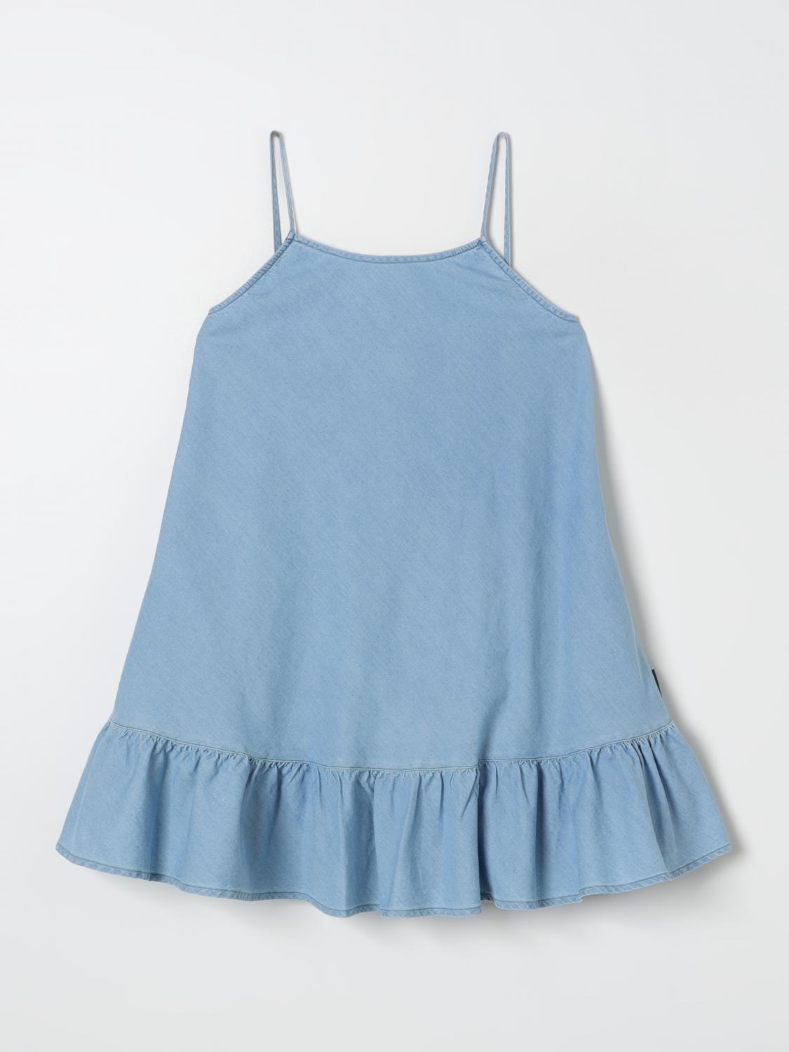 Shop Aspesi Dress  Kids Color Gnawed Blue