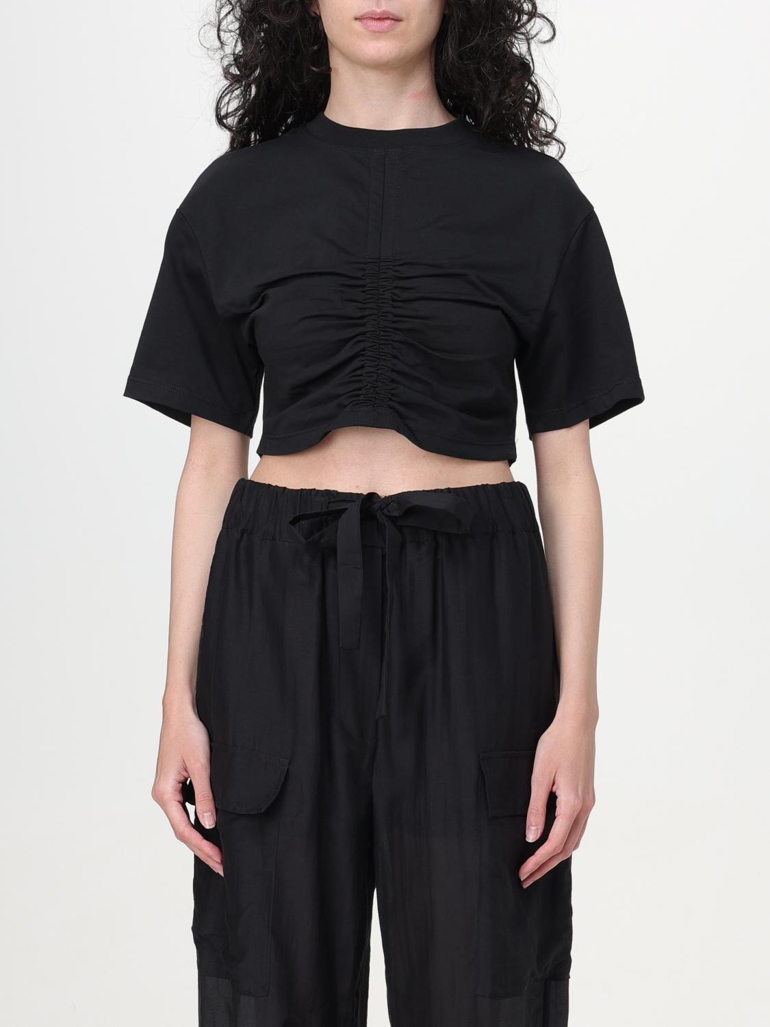 SEMICOUTURE T-SHIRT SEMICOUTURE WOMAN COLOR BLACK 408083002