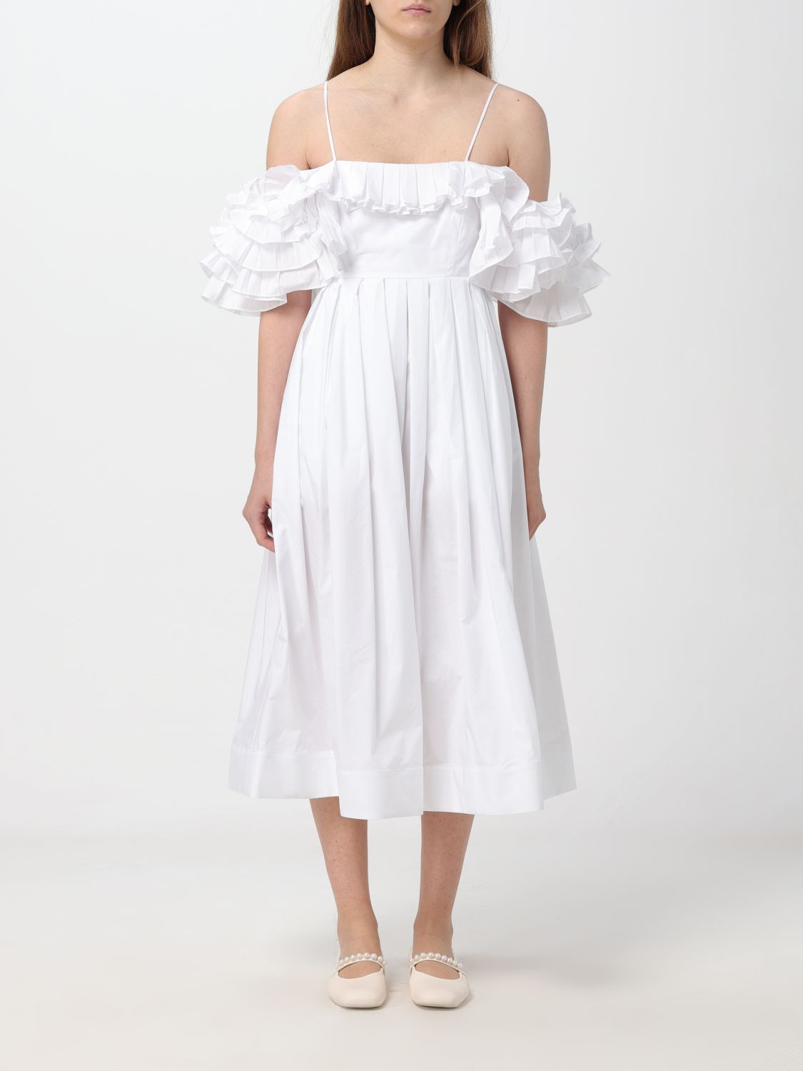 Shop Meimeij Dress  Woman Color White