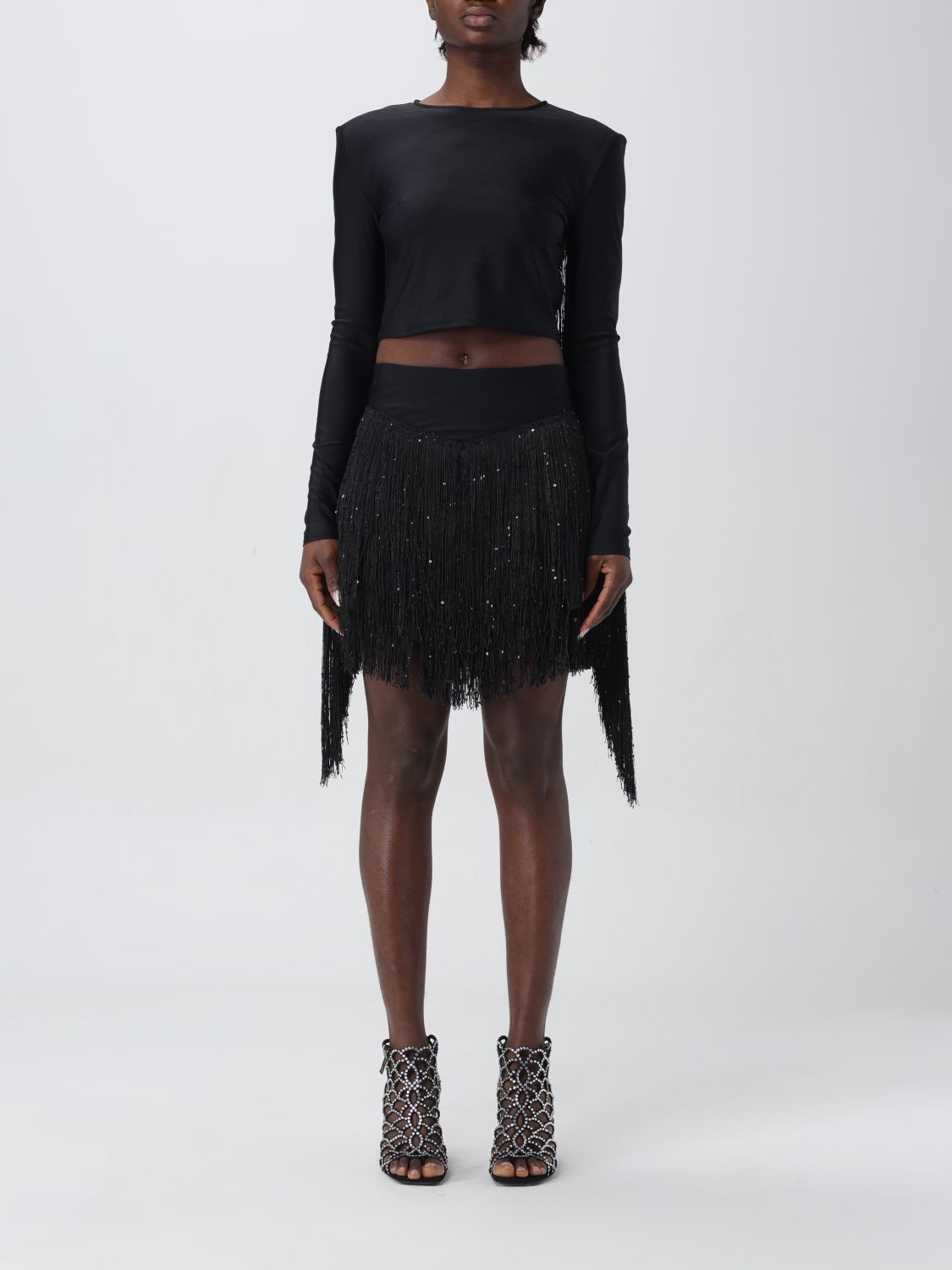 Rotate Birger Christensen Skirt Rotate Woman Color Black