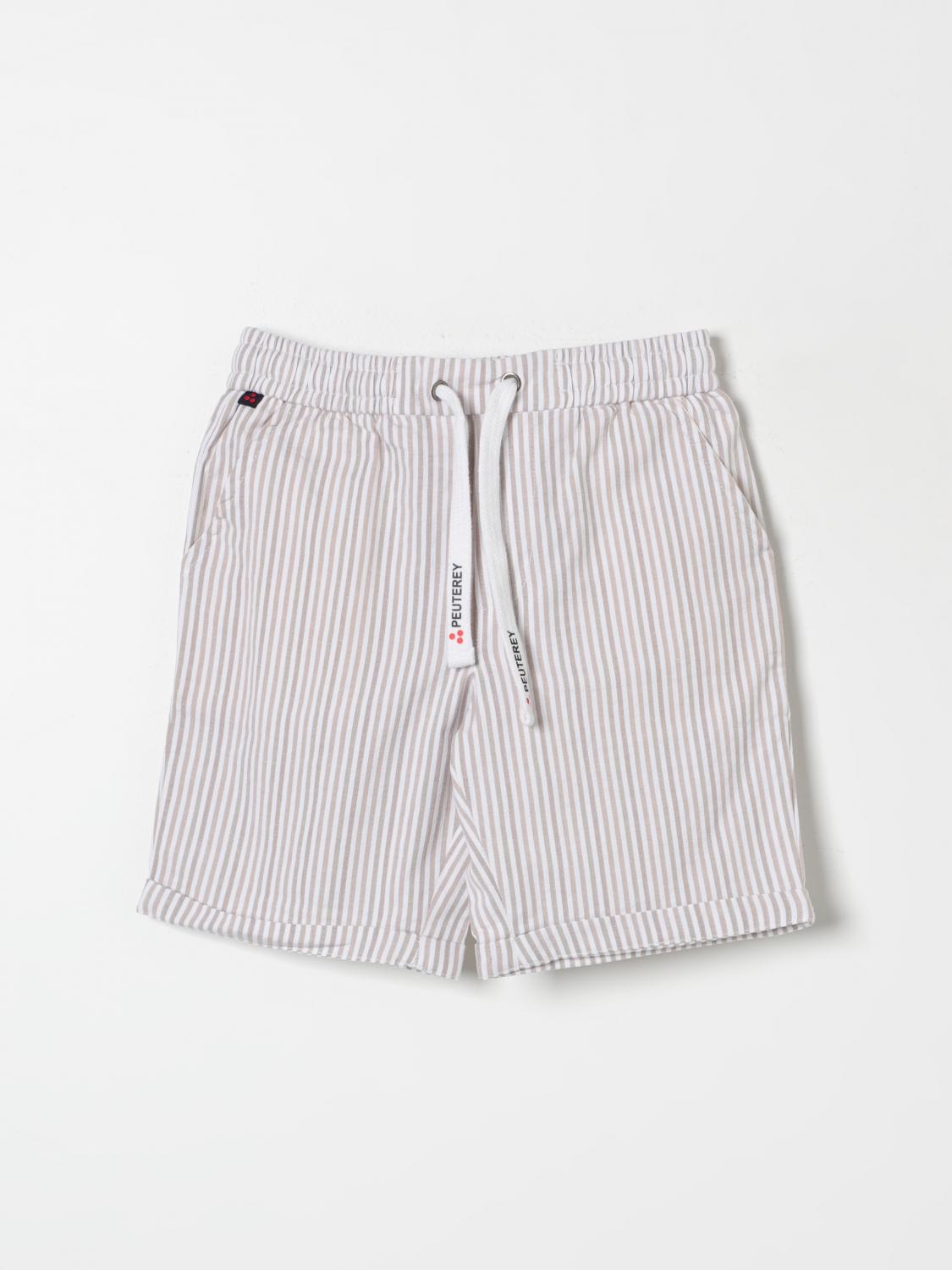 shorts peuterey kids kids color beige