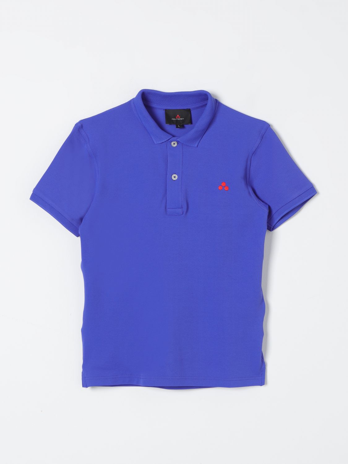 Shop Peuterey Polo Shirt  Kids Kids Color Blue