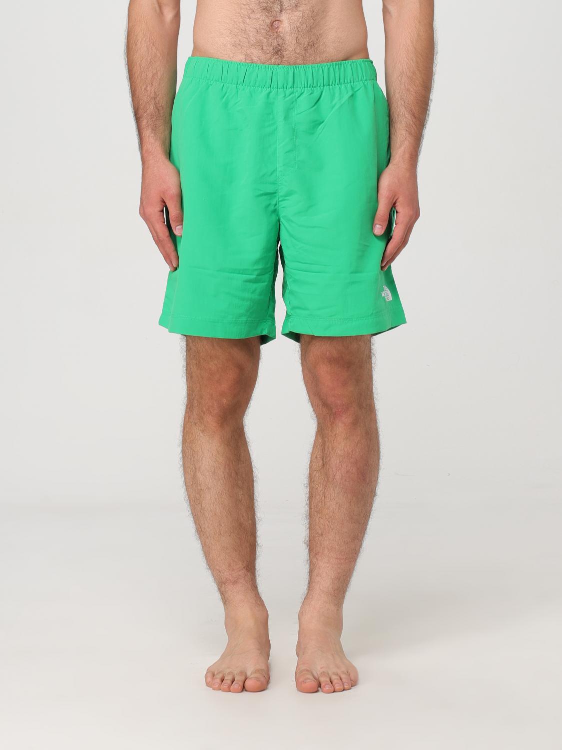 Shop The North Face Swimsuit Men Color Green