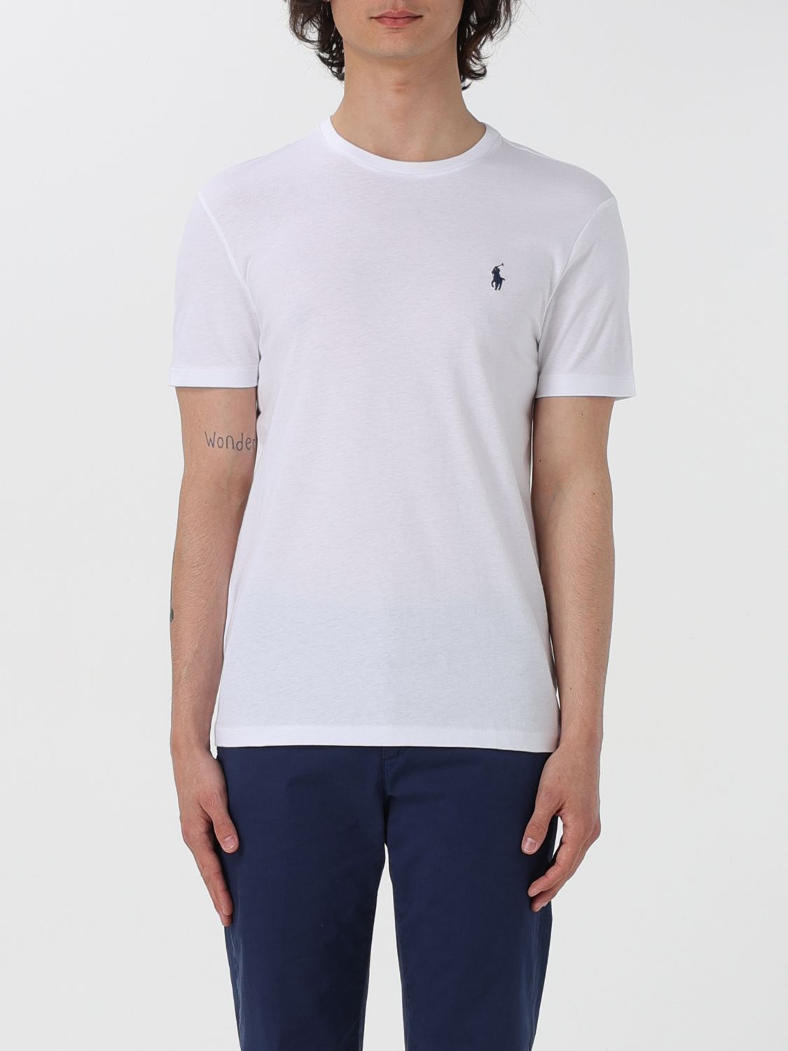Shop Polo Ralph Lauren T-shirt  Men Color White