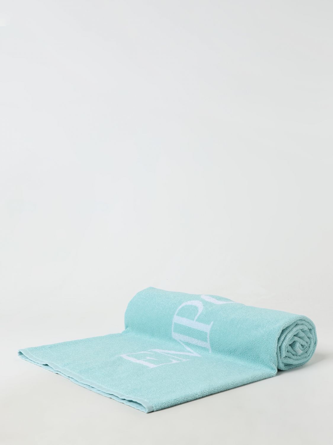 Emporio Armani Swimwear Beach Towel  Men In Mint