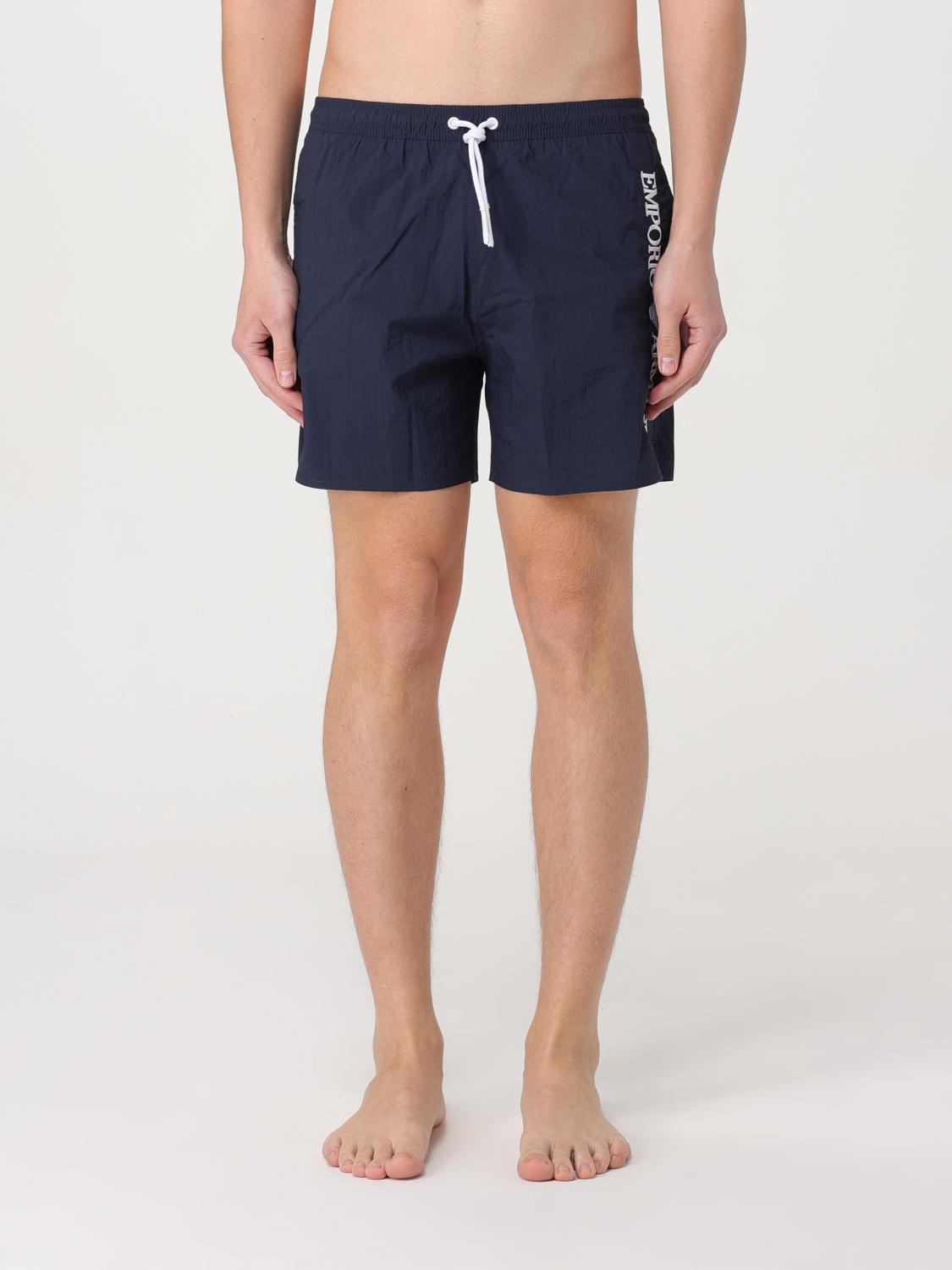 Shop Emporio Armani Swimsuit  Swimwear Men Color Navy