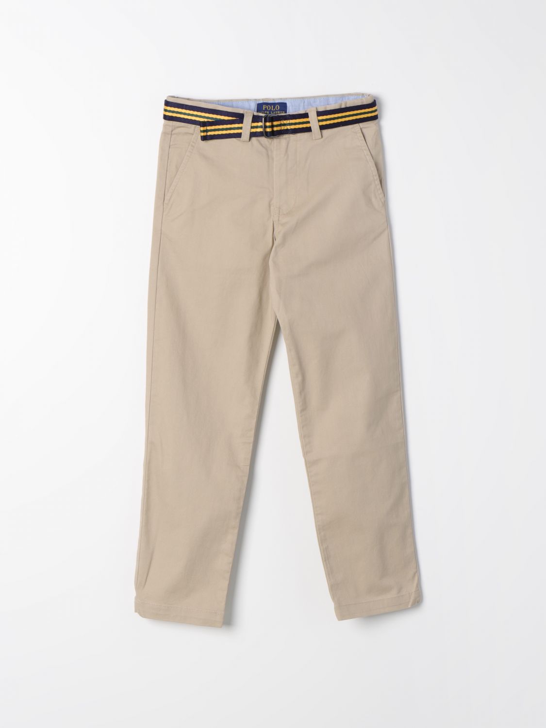 Shop Polo Ralph Lauren Pants  Kids Color Beige