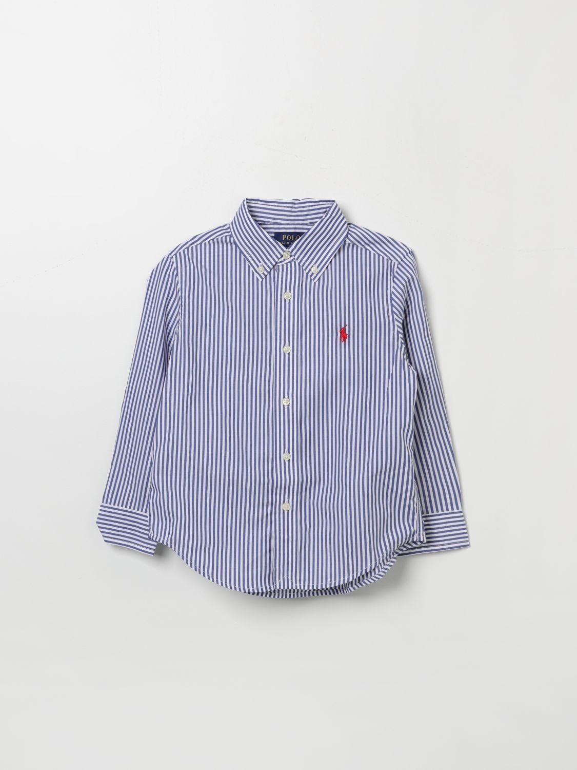 Shop Polo Ralph Lauren Shirt  Kids Color Navy