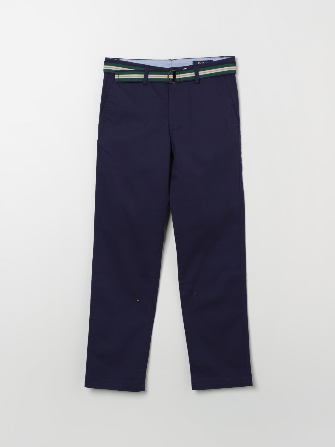 Trousers POLO RALPH LAUREN Kids colour Navy