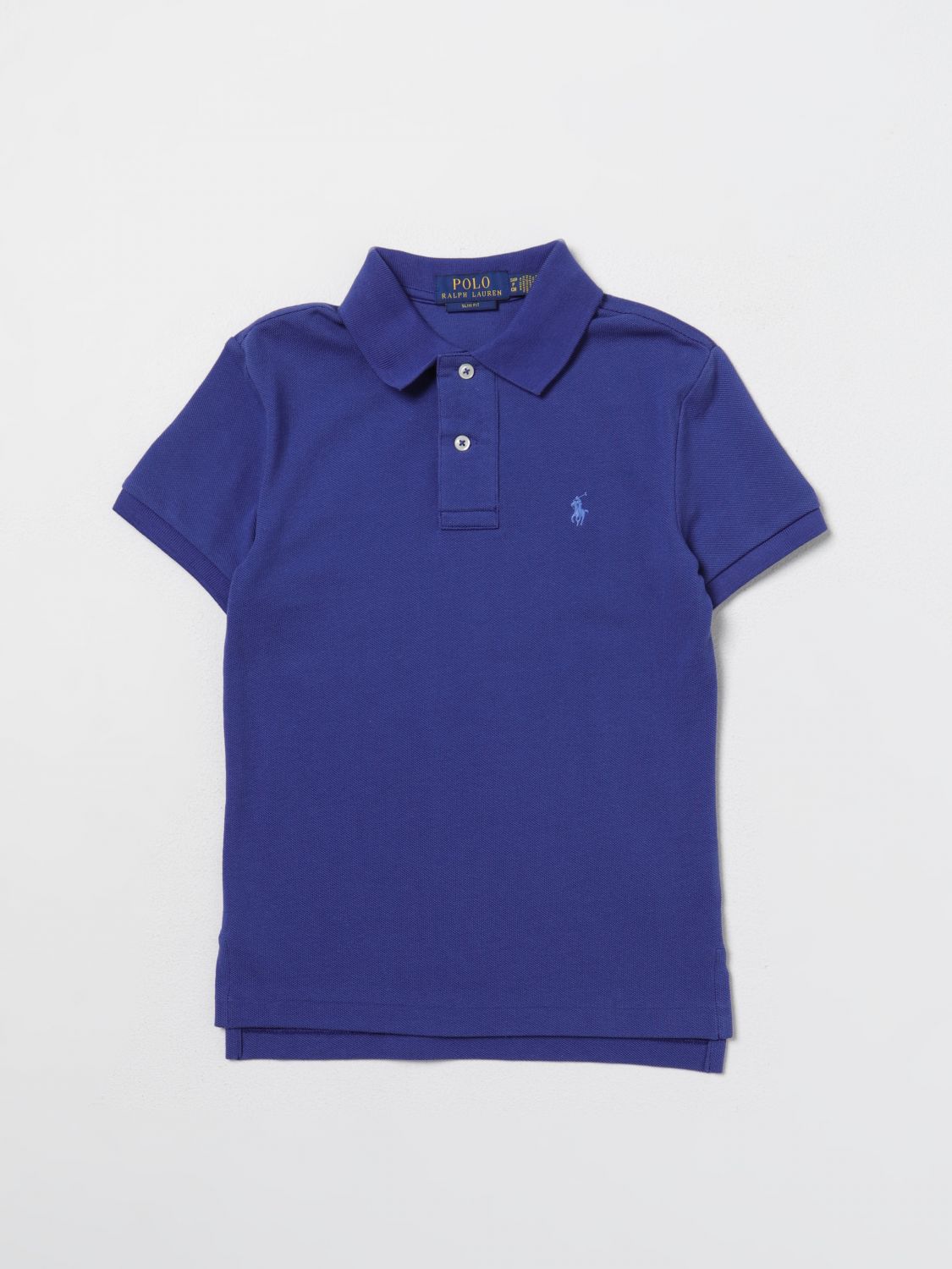 Shop Polo Ralph Lauren Polo Shirt  Kids Color Blue