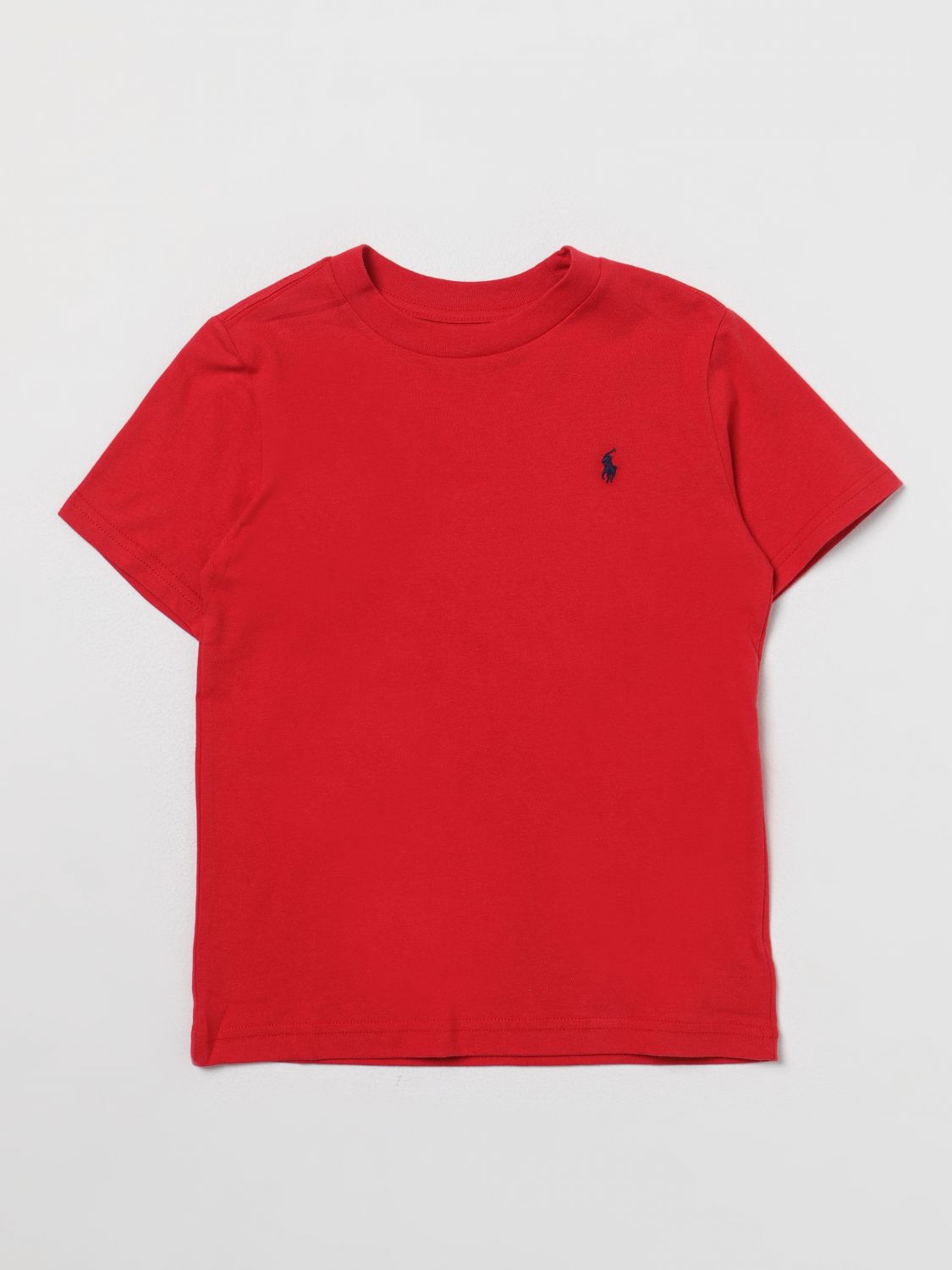 Shop Polo Ralph Lauren T-shirt  Kids Color Red