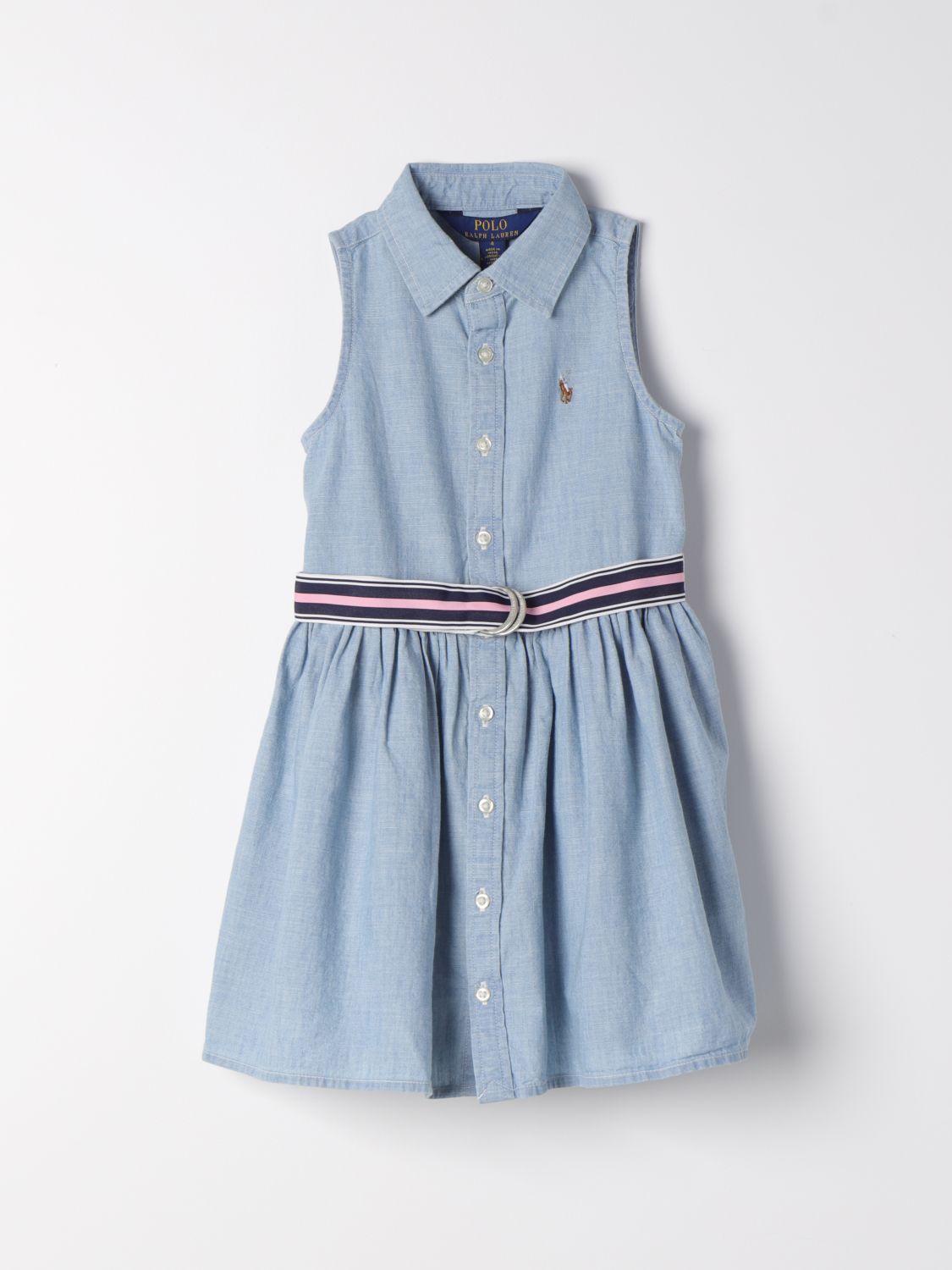 Shop Polo Ralph Lauren Dress  Kids Color Blue