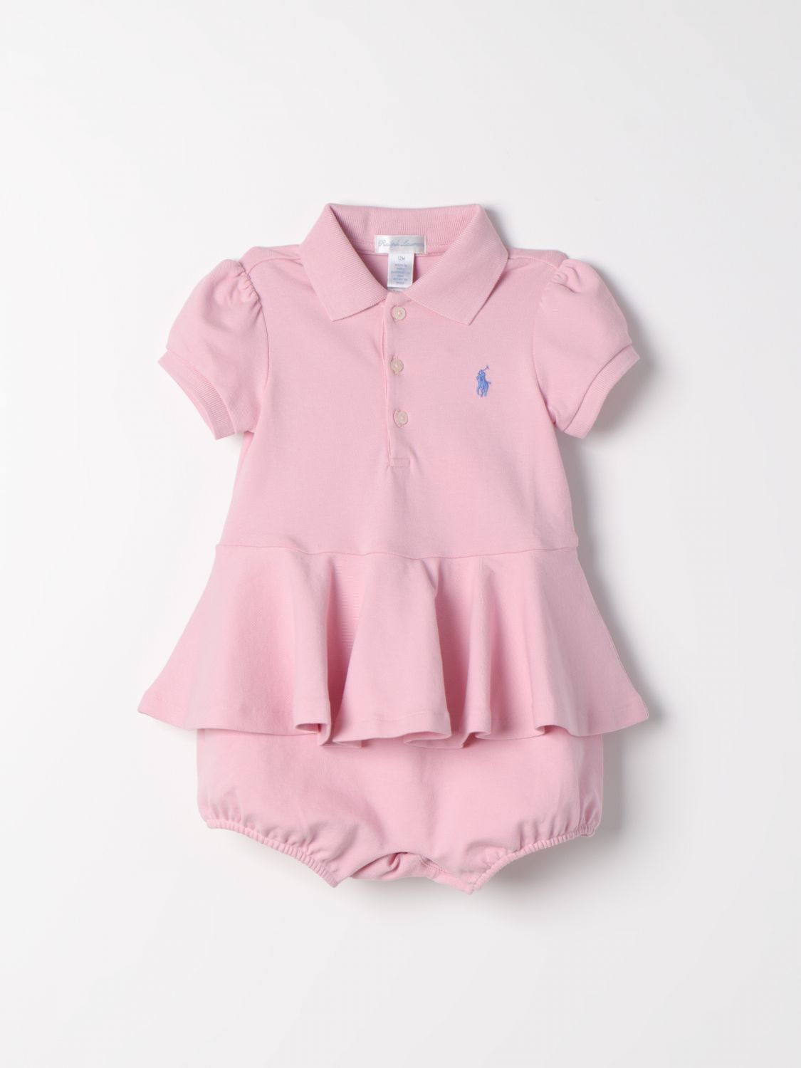 Shop Polo Ralph Lauren Romper  Kids Color Pink
