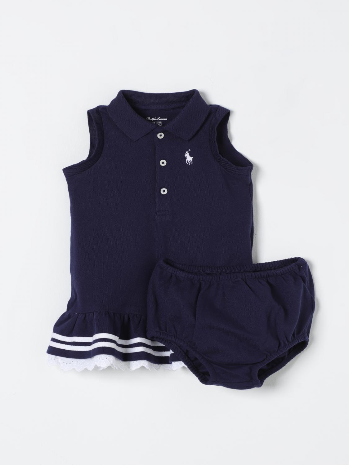 Shop Polo Ralph Lauren Romper  Kids Color Blue