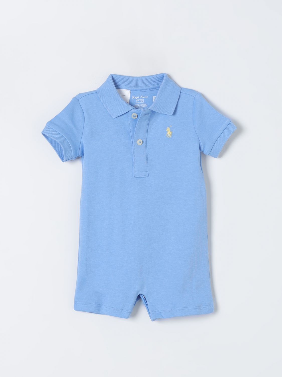 Shop Polo Ralph Lauren Romper  Kids Color Gnawed Blue