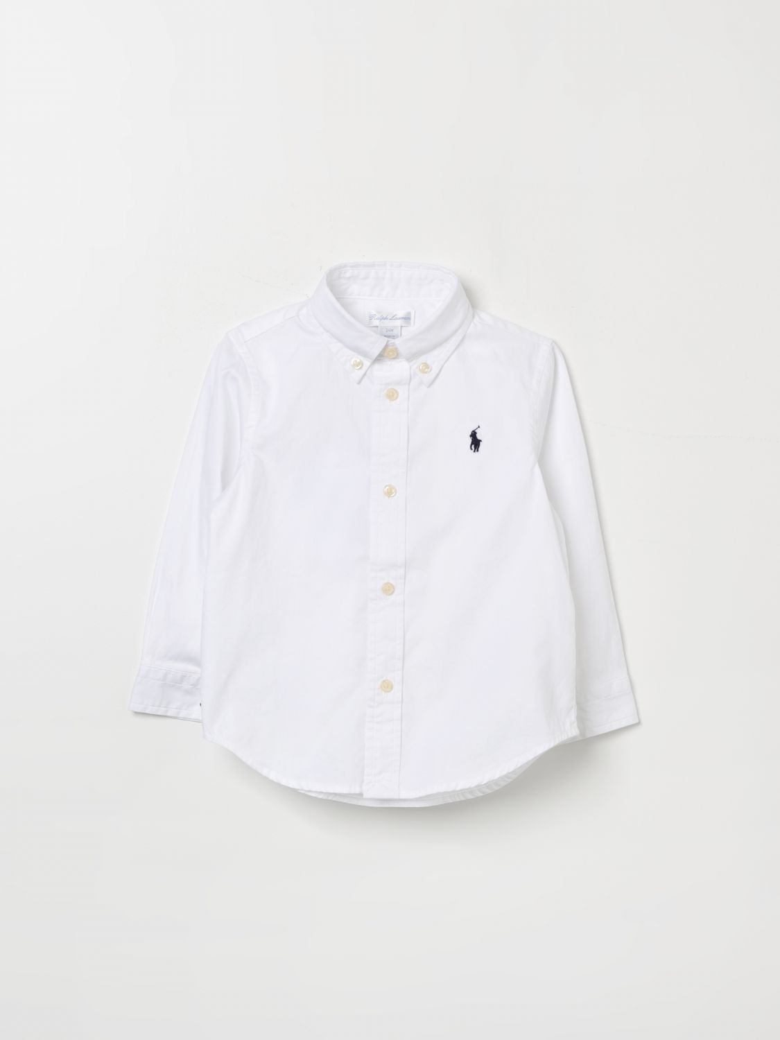 Shop Polo Ralph Lauren Shirt  Kids Color White
