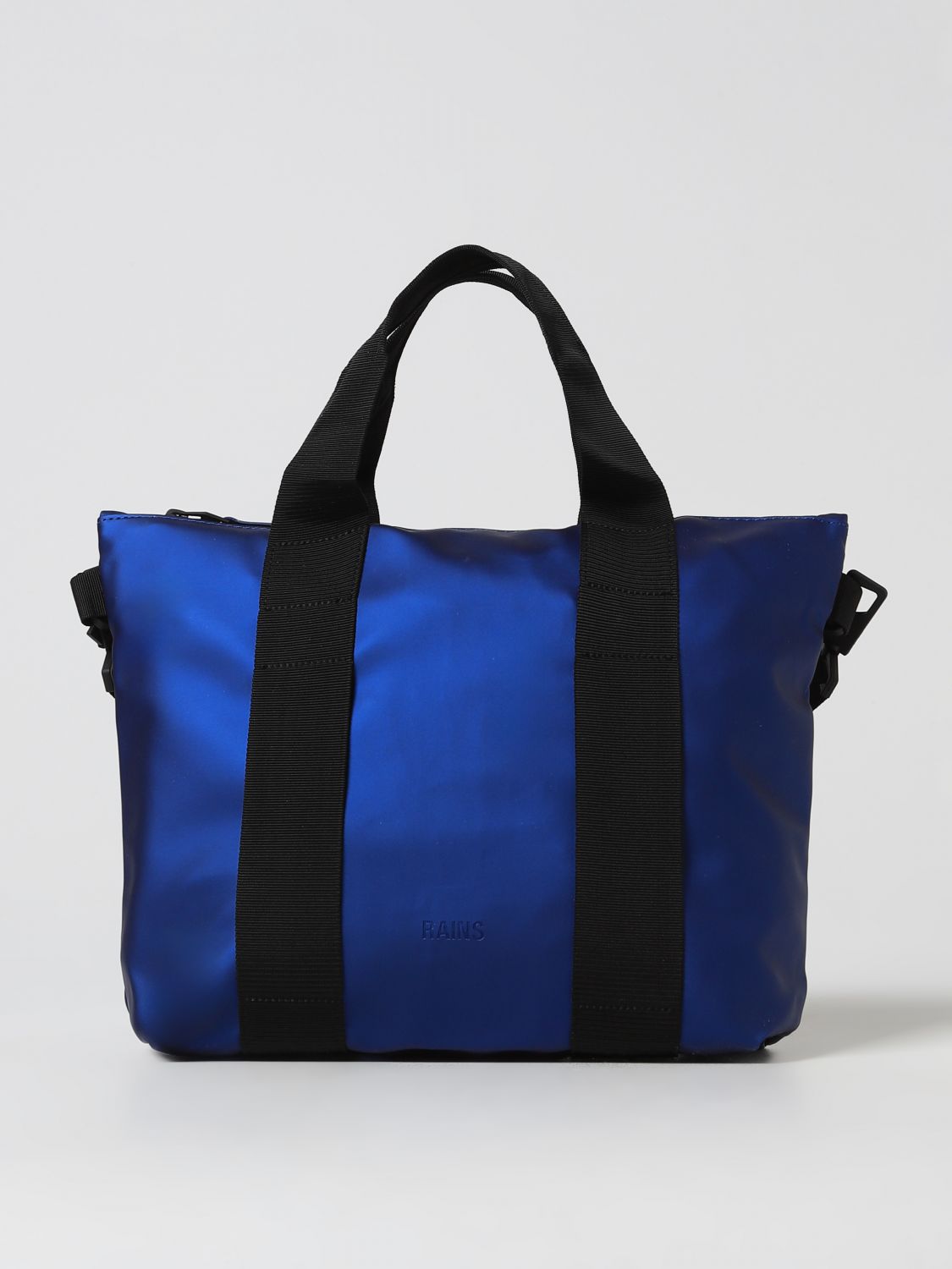 Shop Rains Tote Bags  Woman Color Royal Blue