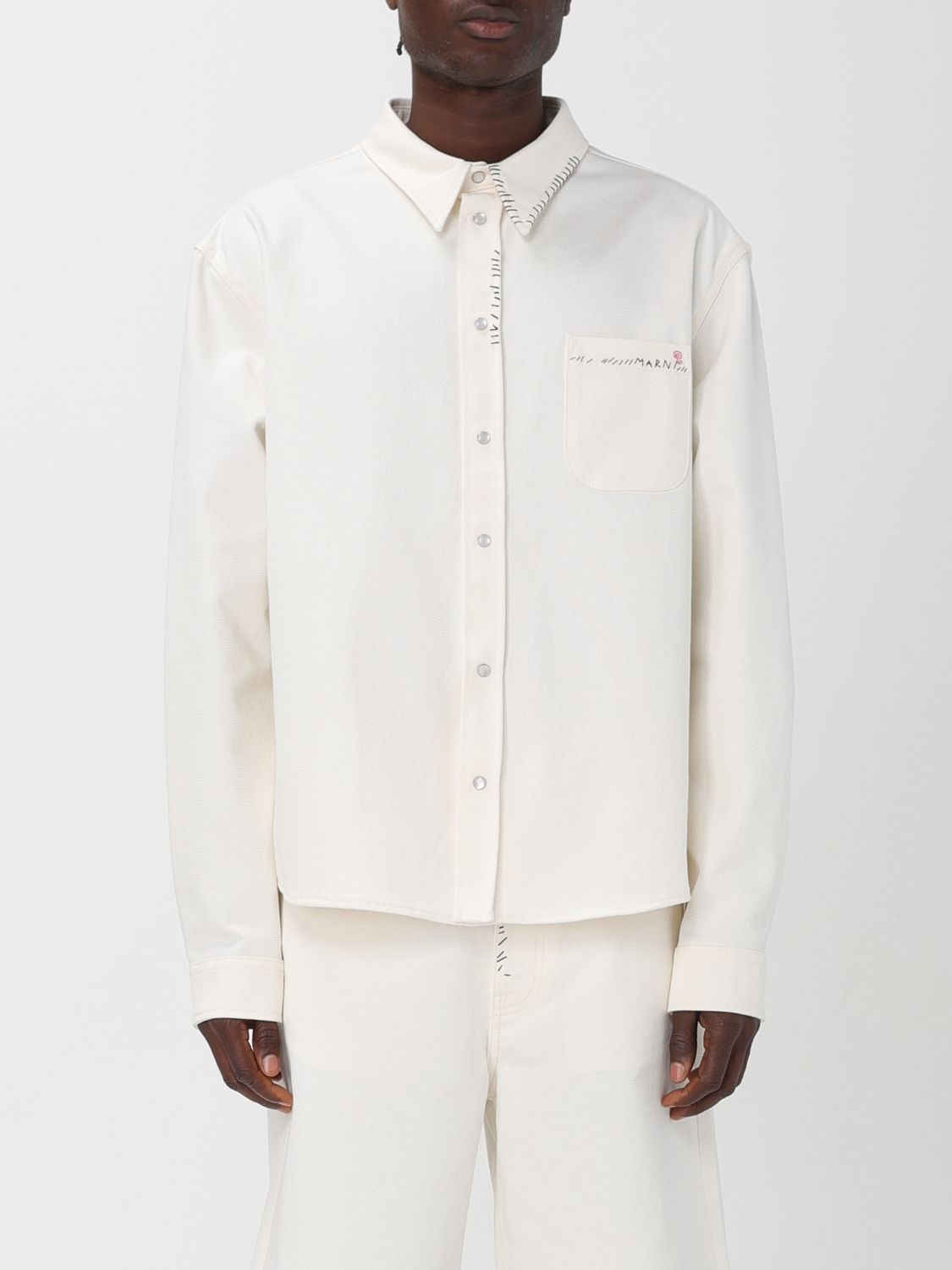Marni Shirt  Men Color White In Neutral