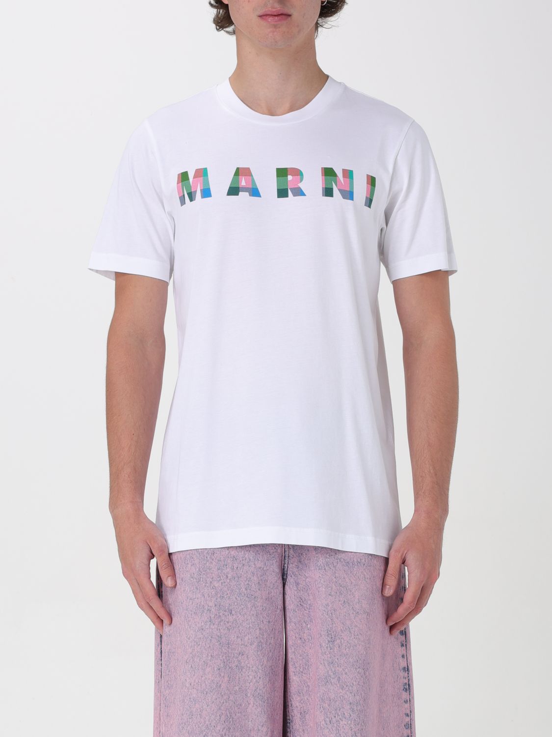 Shop Marni T-shirt  Men Color White
