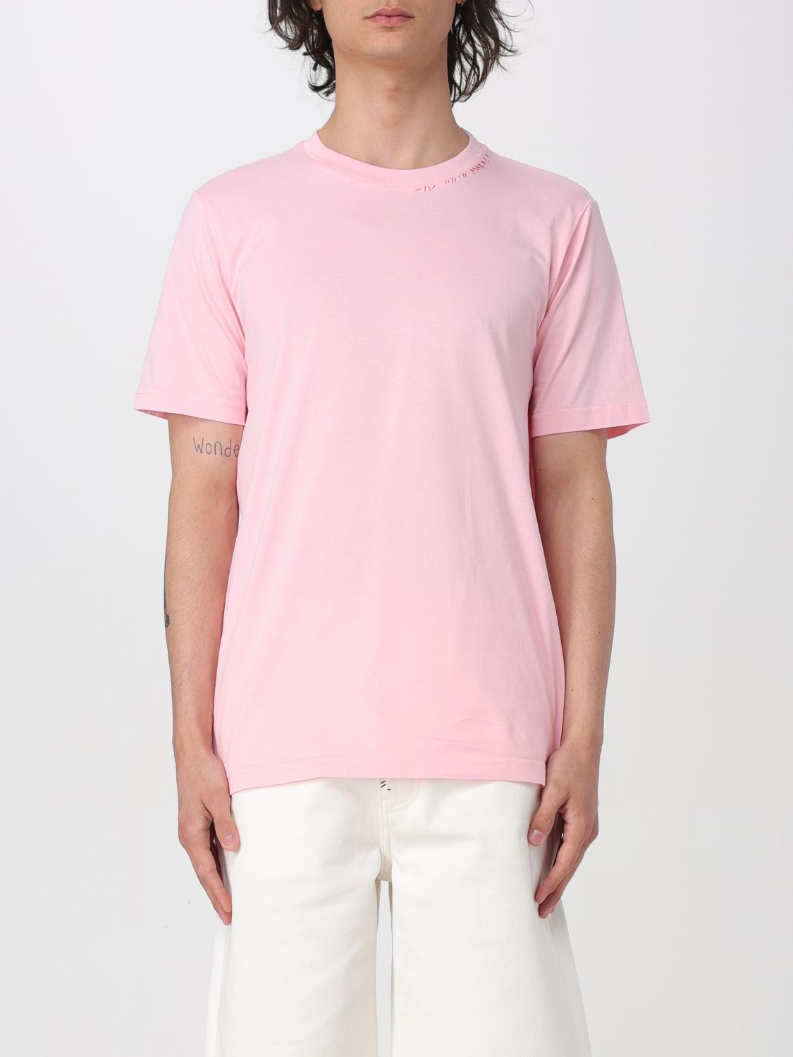 Shop Marni T-shirt  Men Color Pink