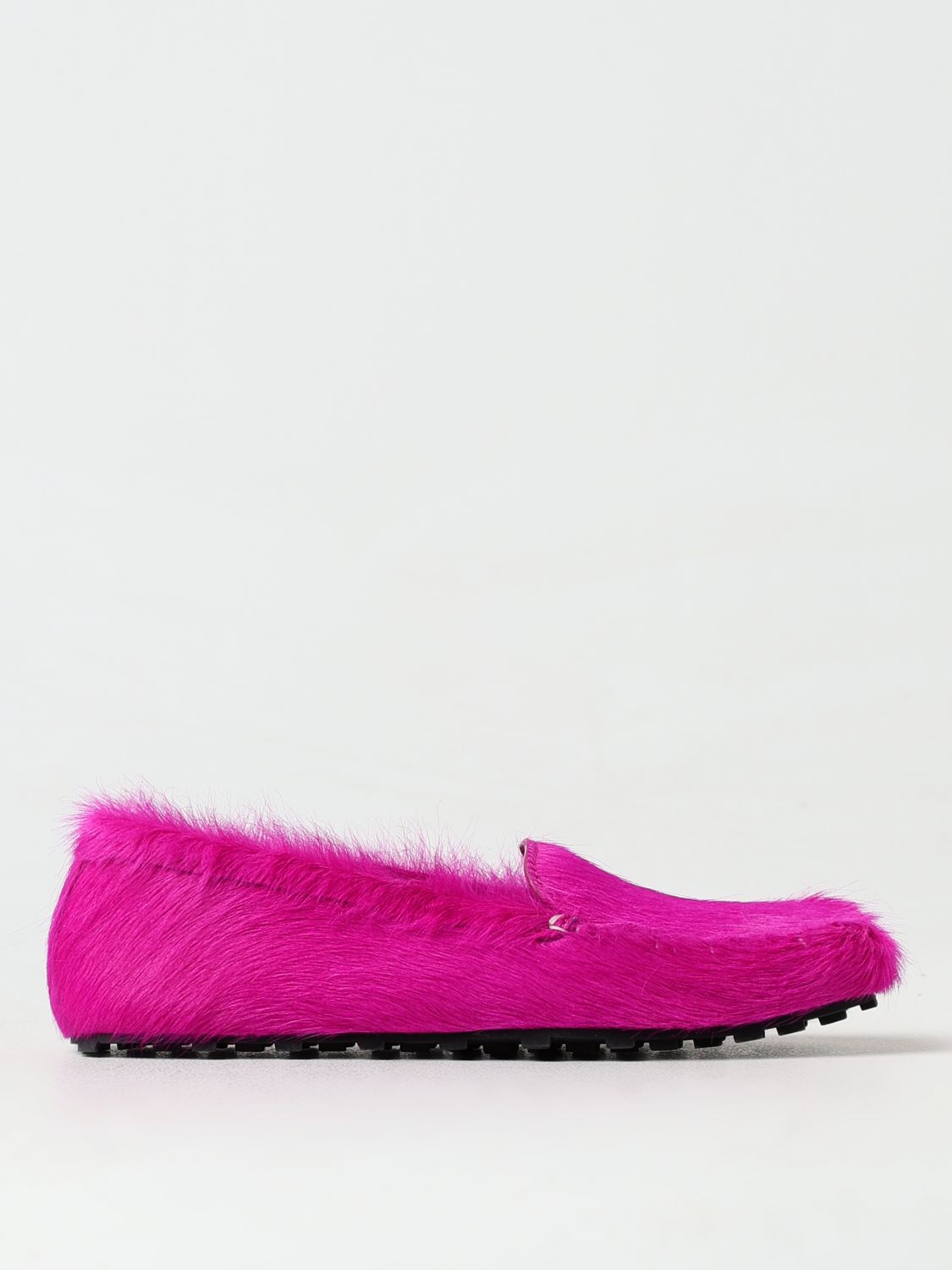Shop Marni Loafers  Men Color Fuchsia In 紫红色