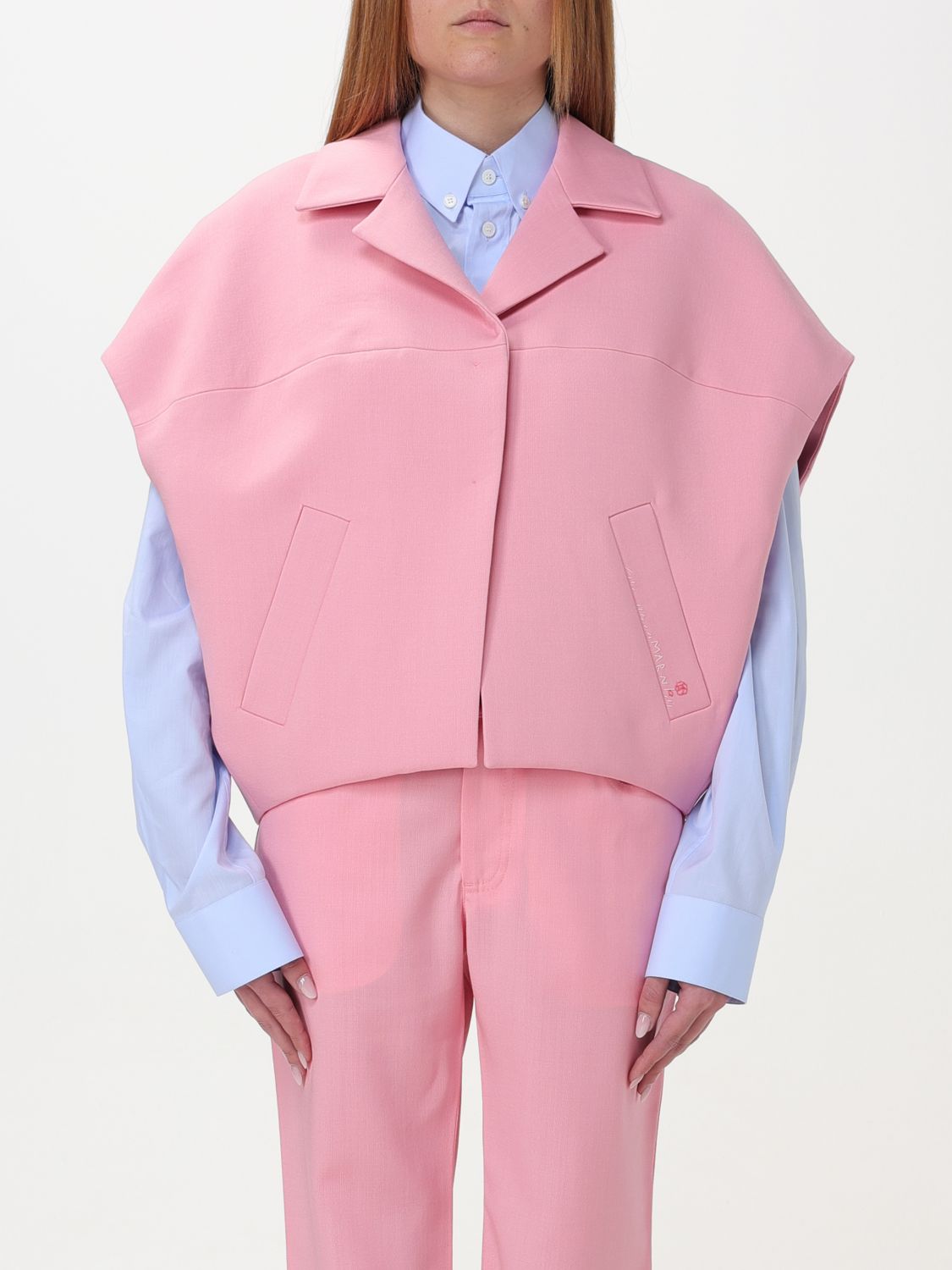 Shop Marni Jacket  Woman Color Pink