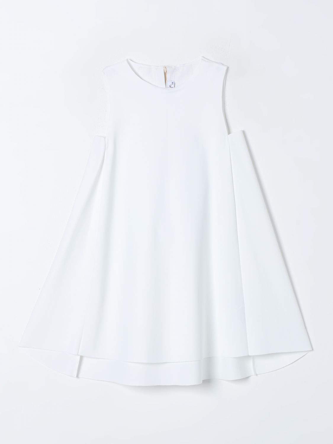 Shop Il Gufo Dress  Kids Color White