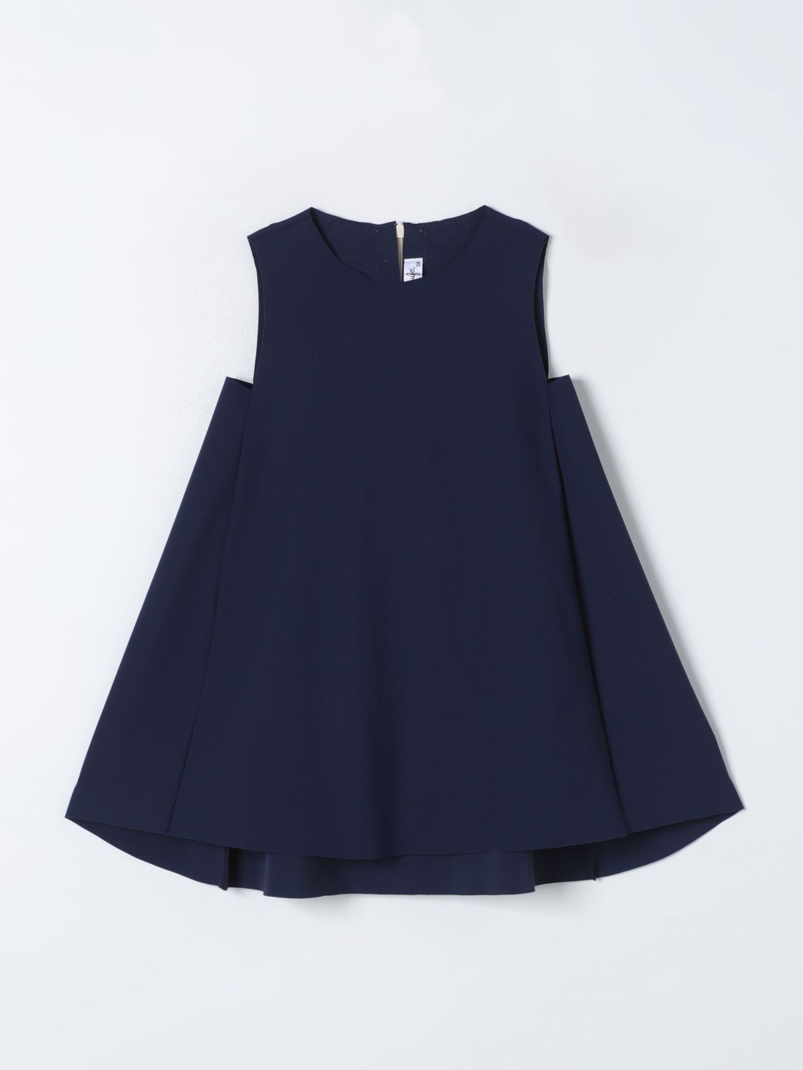 Shop Il Gufo Dress  Kids Color Blue