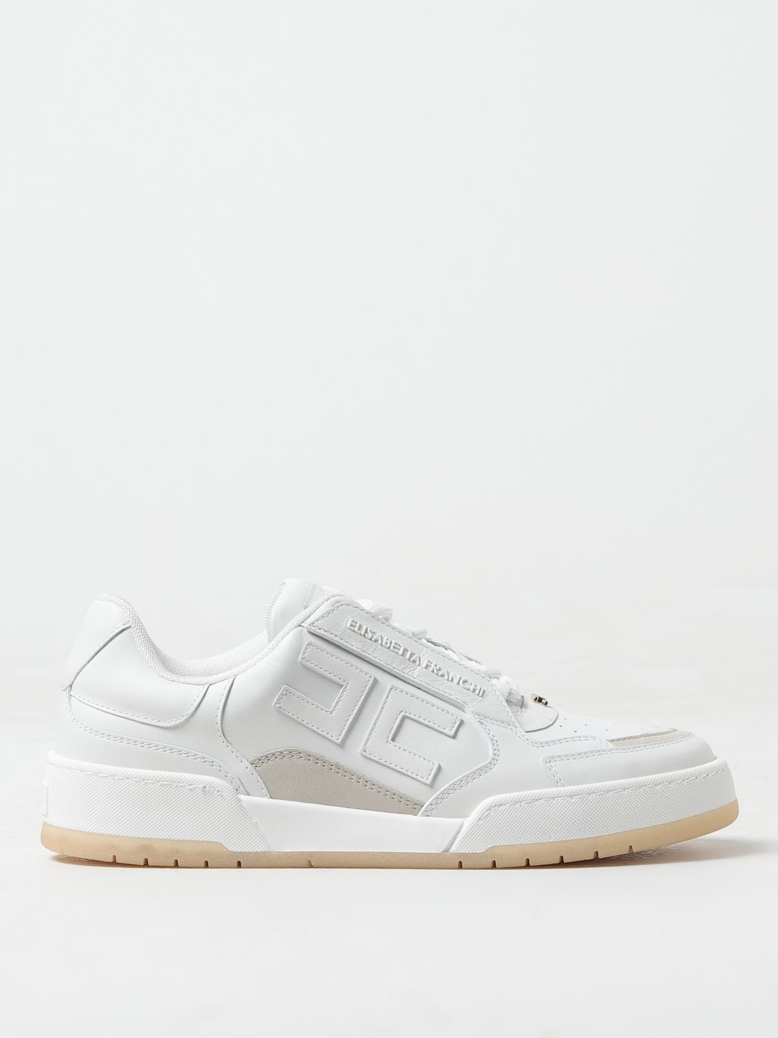 Shop Elisabetta Franchi Sneakers  Woman Color White