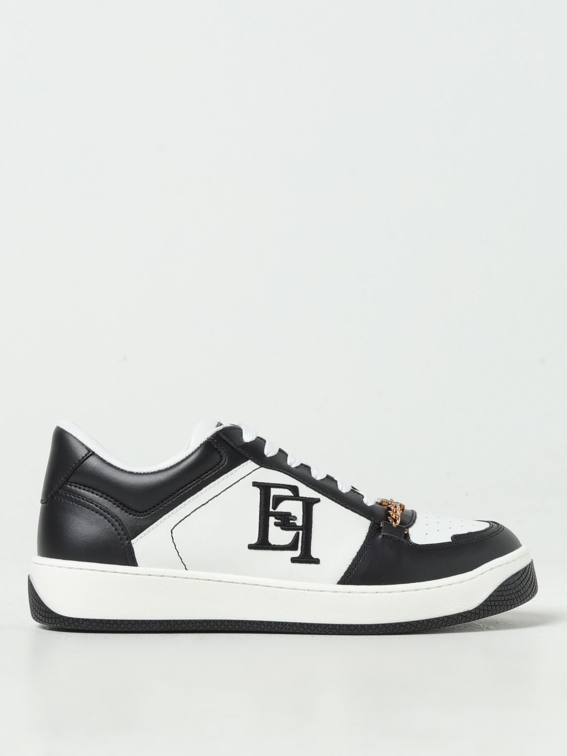 Shop Elisabetta Franchi Sneakers  Woman Color Black