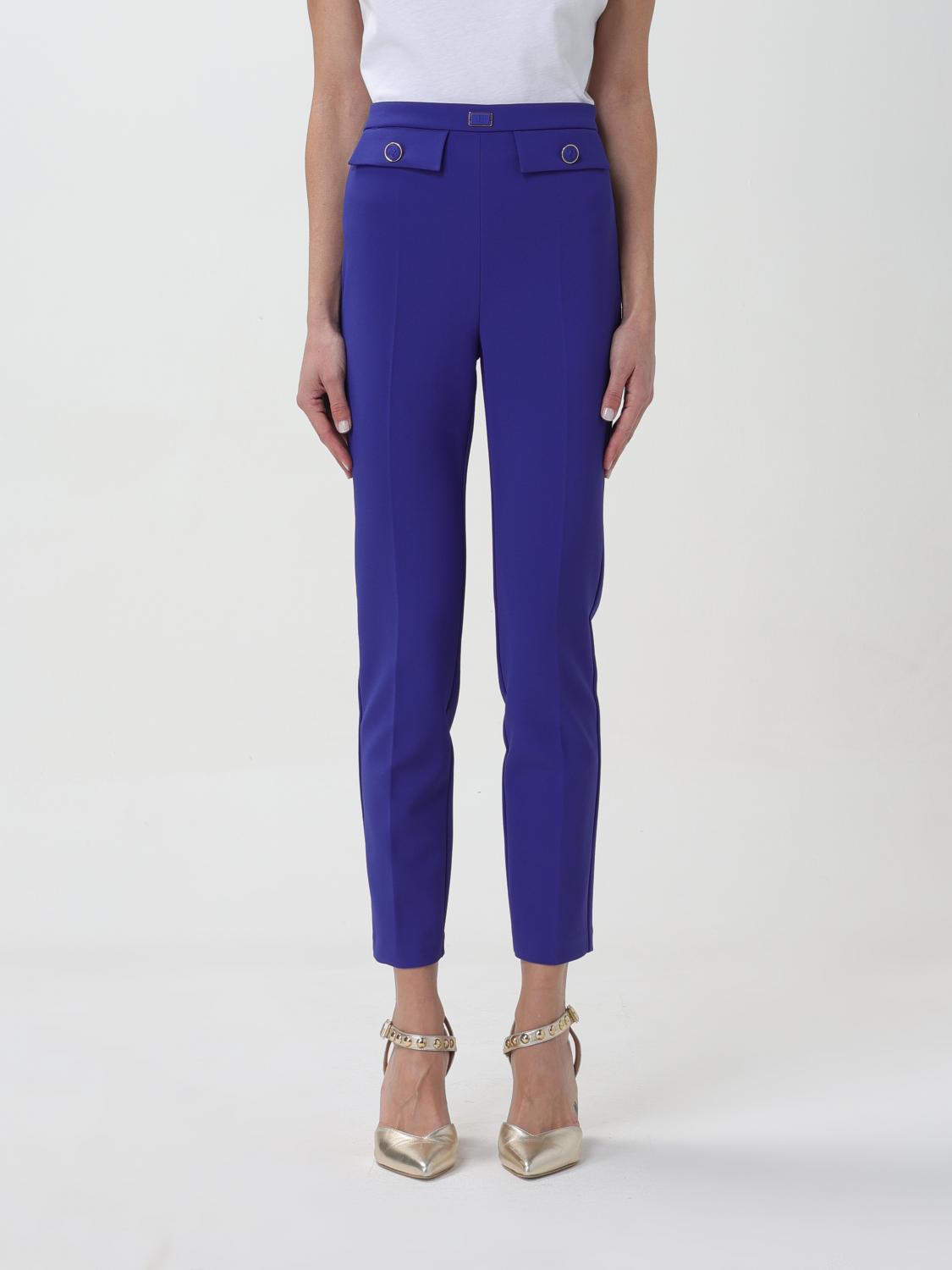 Elisabetta Franchi Pants  Woman Color Indigo