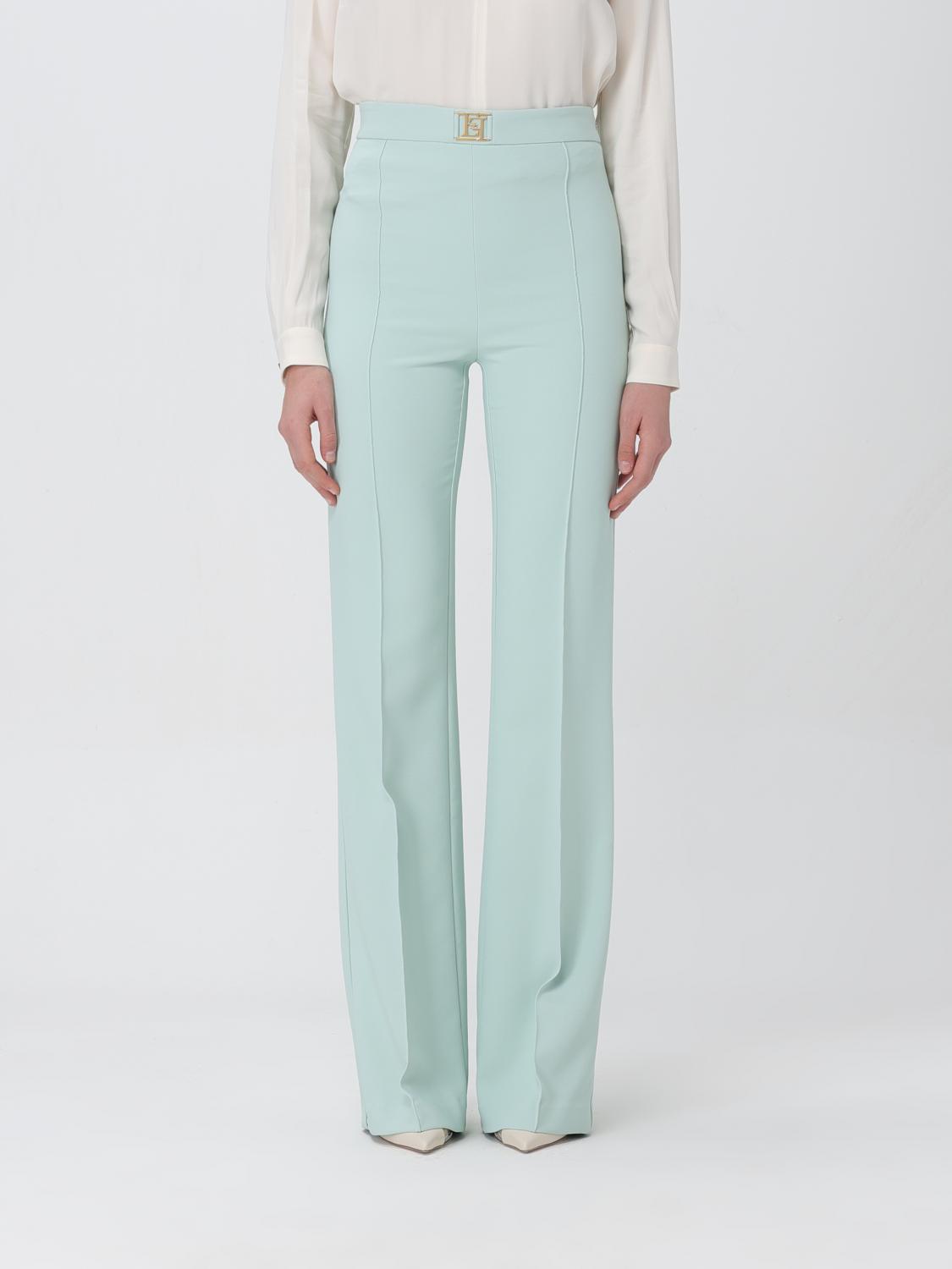 Elisabetta Franchi Pants  Woman Color Water