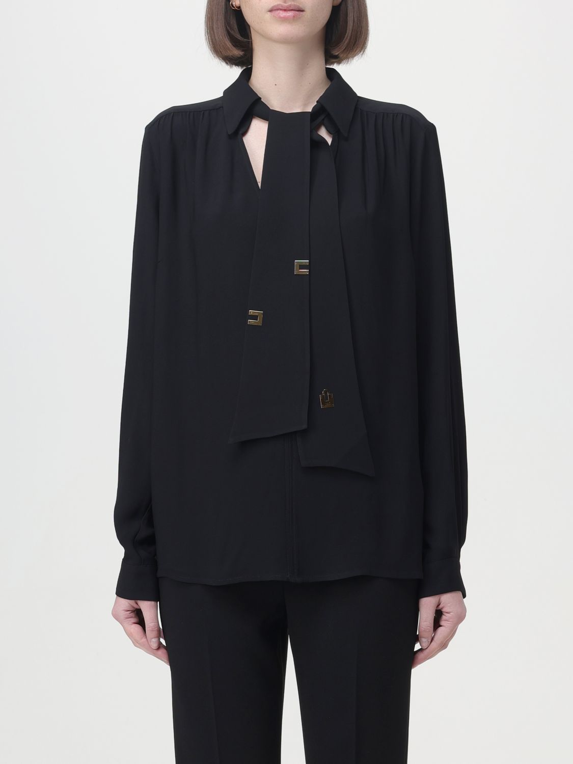 Elisabetta Franchi Shirt  Woman Color Black