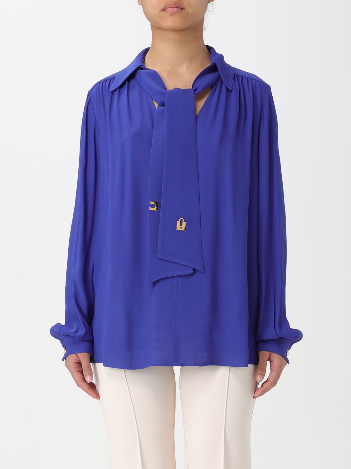 Elisabetta Franchi Shirt  Woman Color Indigo