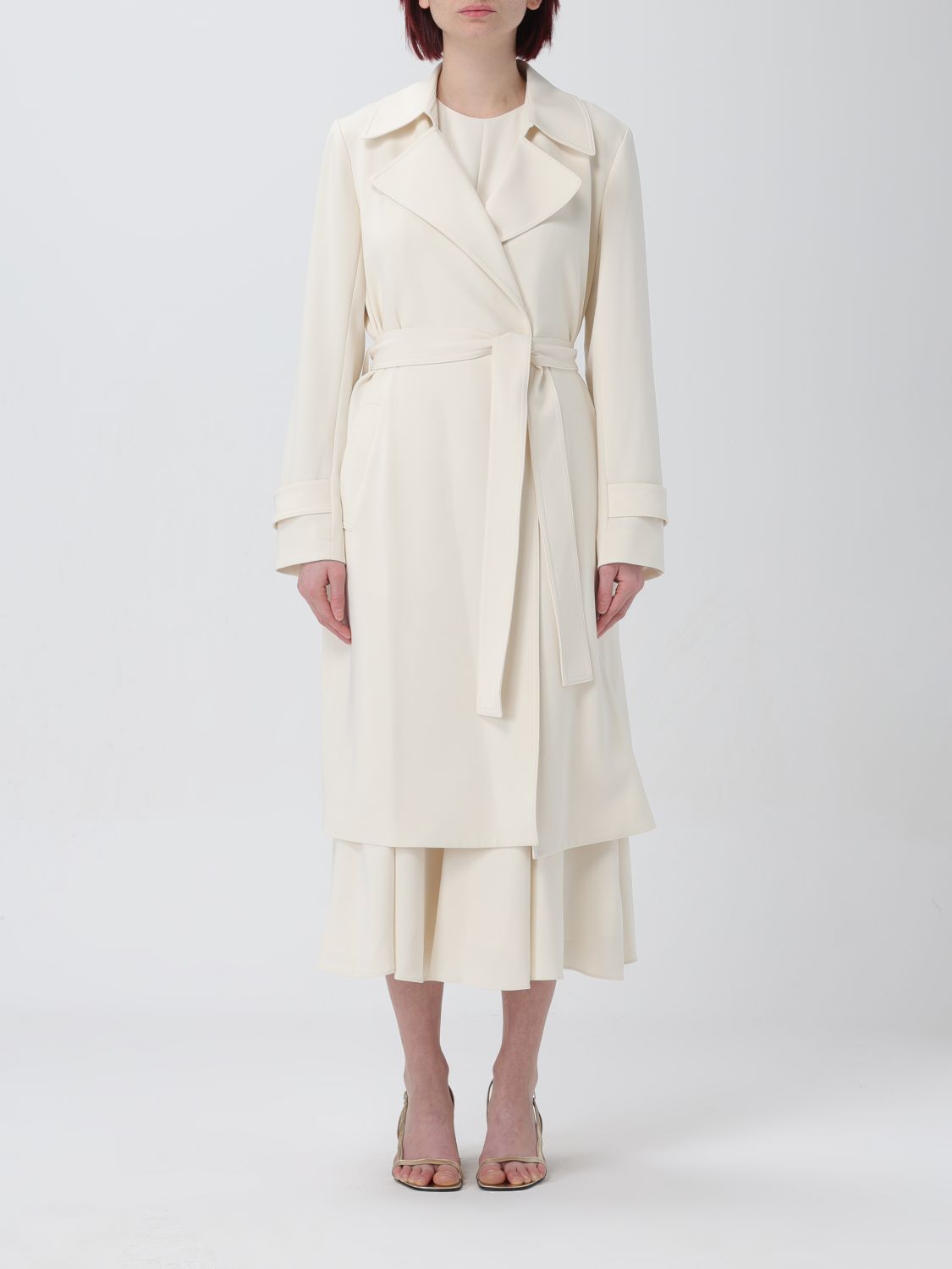 Theory Coat  Woman Color Ivory