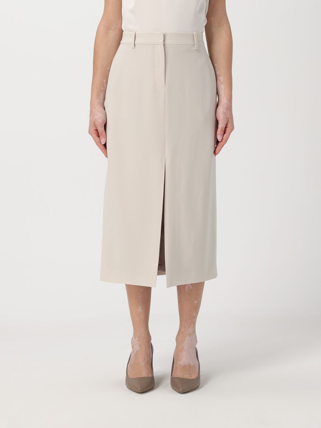 Shop Theory Skirt  Woman Color Cream