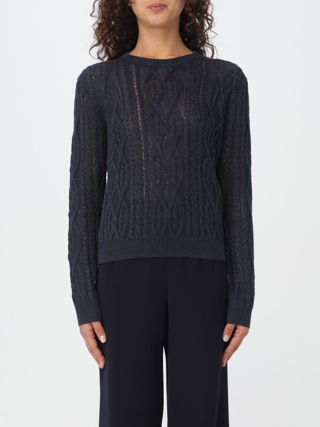 Theory Sweater  Woman Color Navy