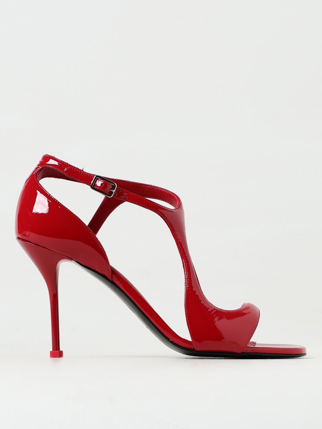Shop Alexander Mcqueen Heeled Sandals  Woman Color Red