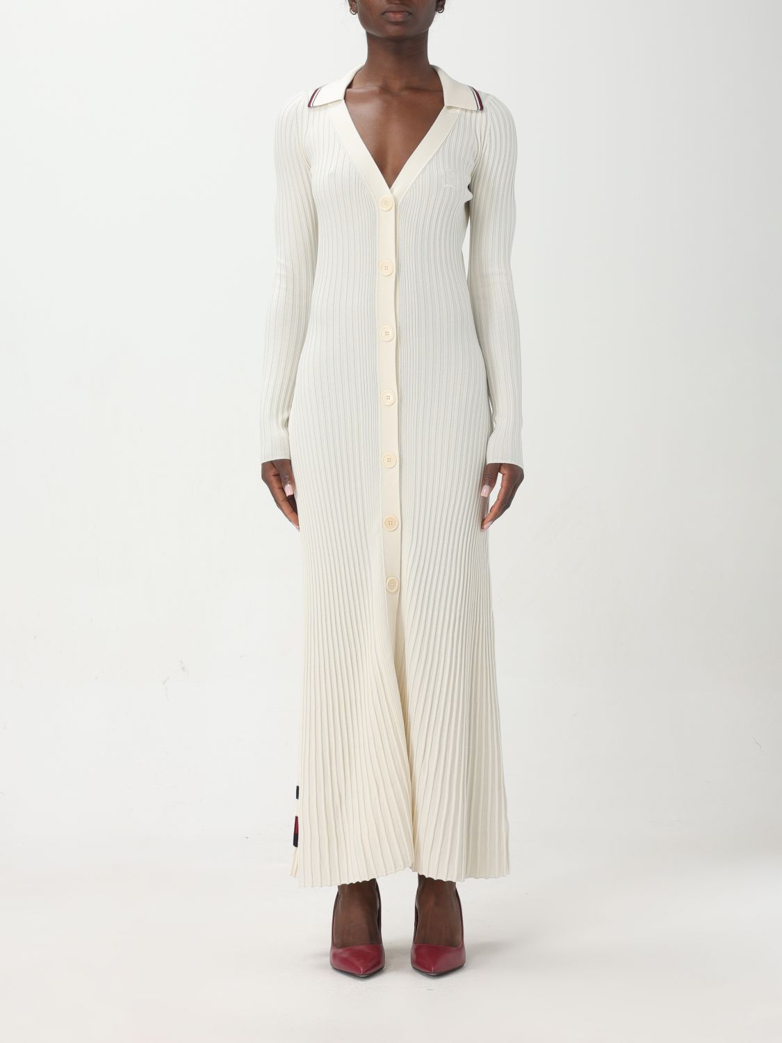 Shop Tommy Hilfiger Dress  Collection Woman Color White