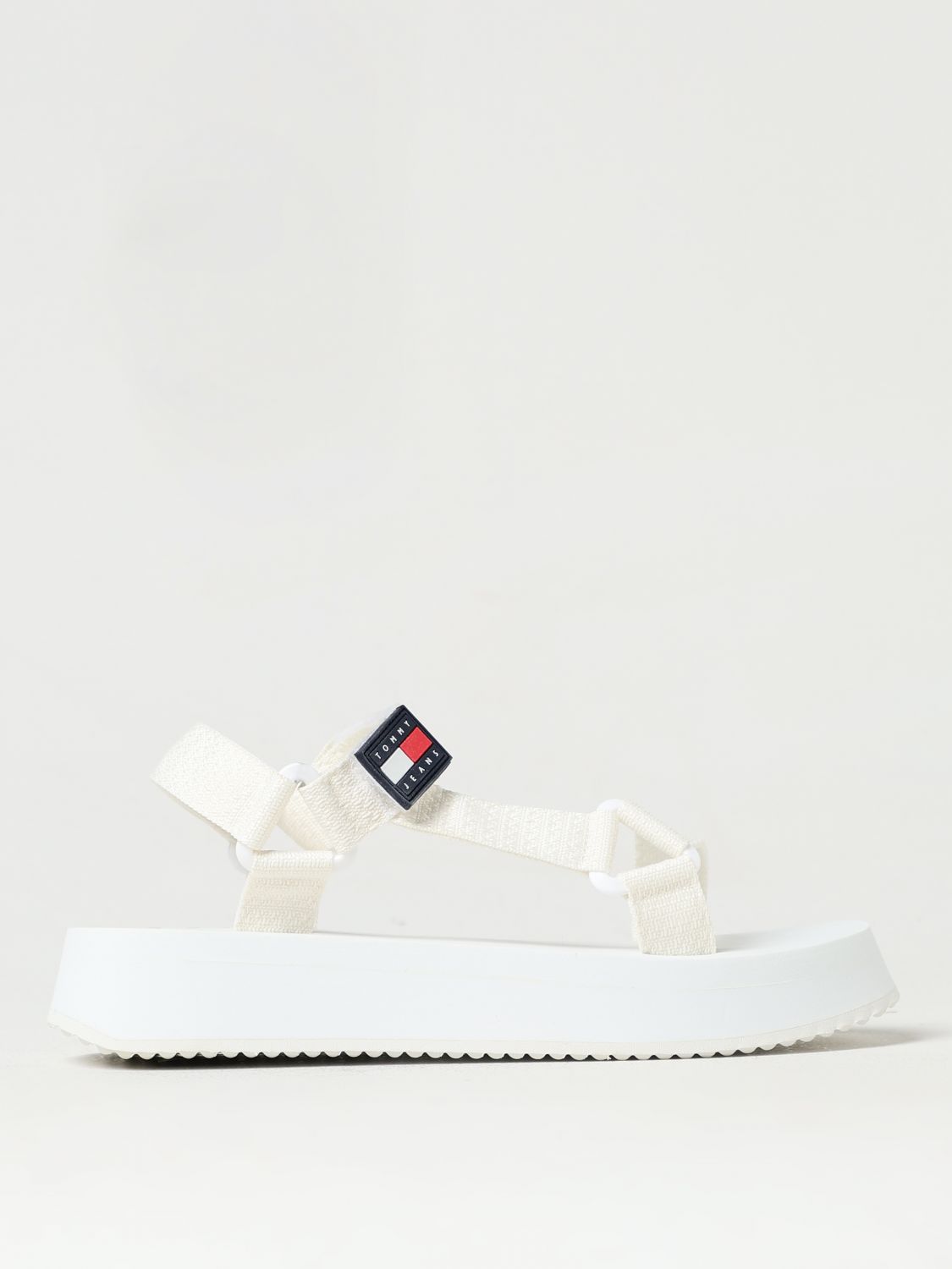 Tommy Jeans Flat Sandals  Woman Color White