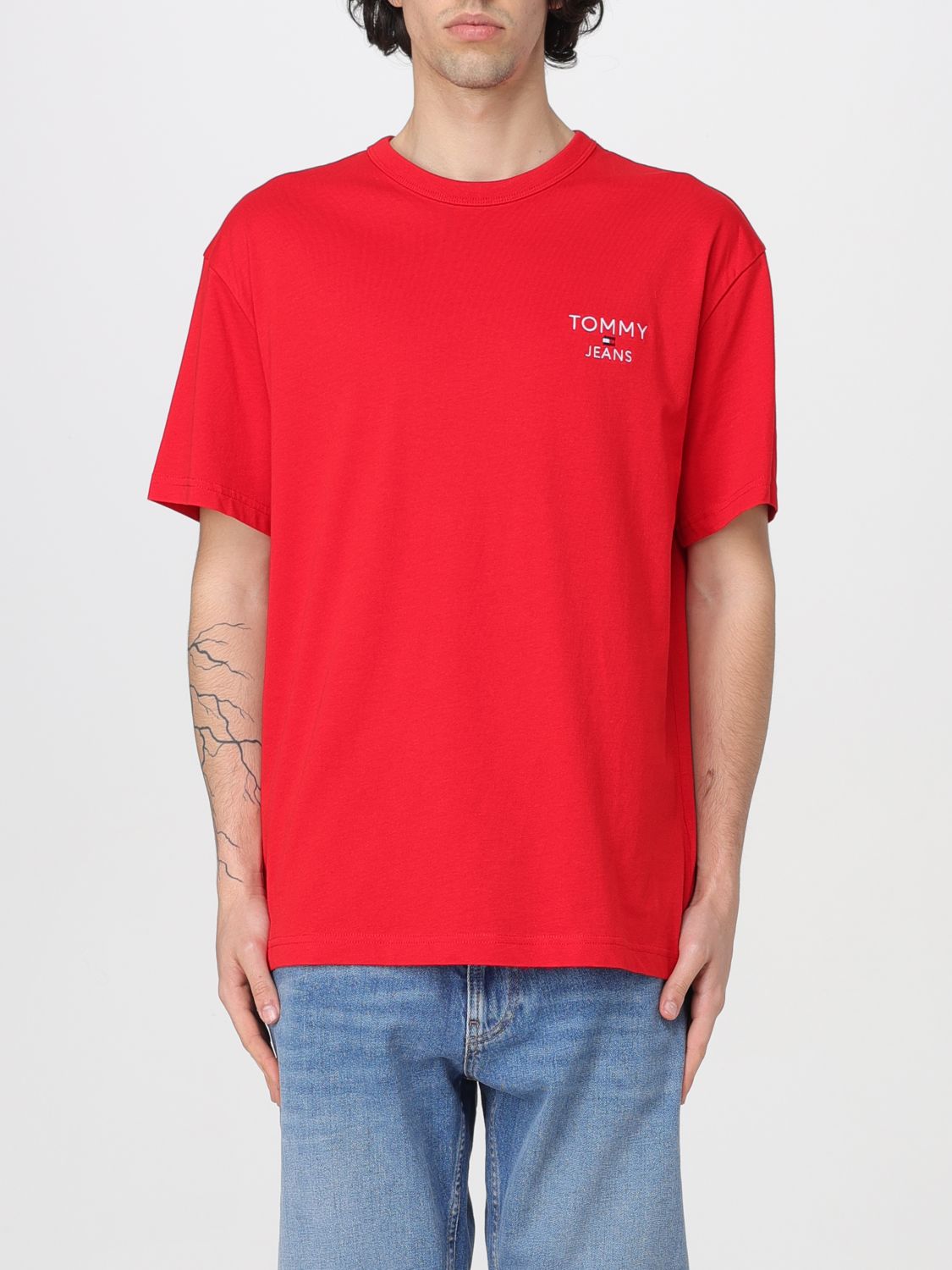 Tommy Jeans T-shirt  Men Color Red