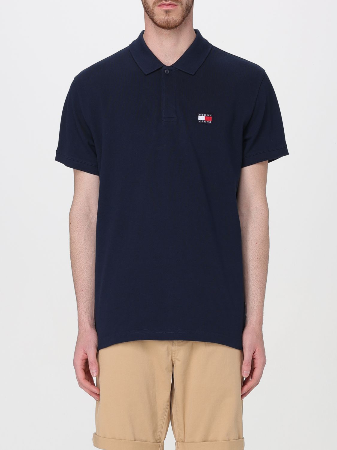 Tommy Jeans Polo Shirt  Men Color Navy