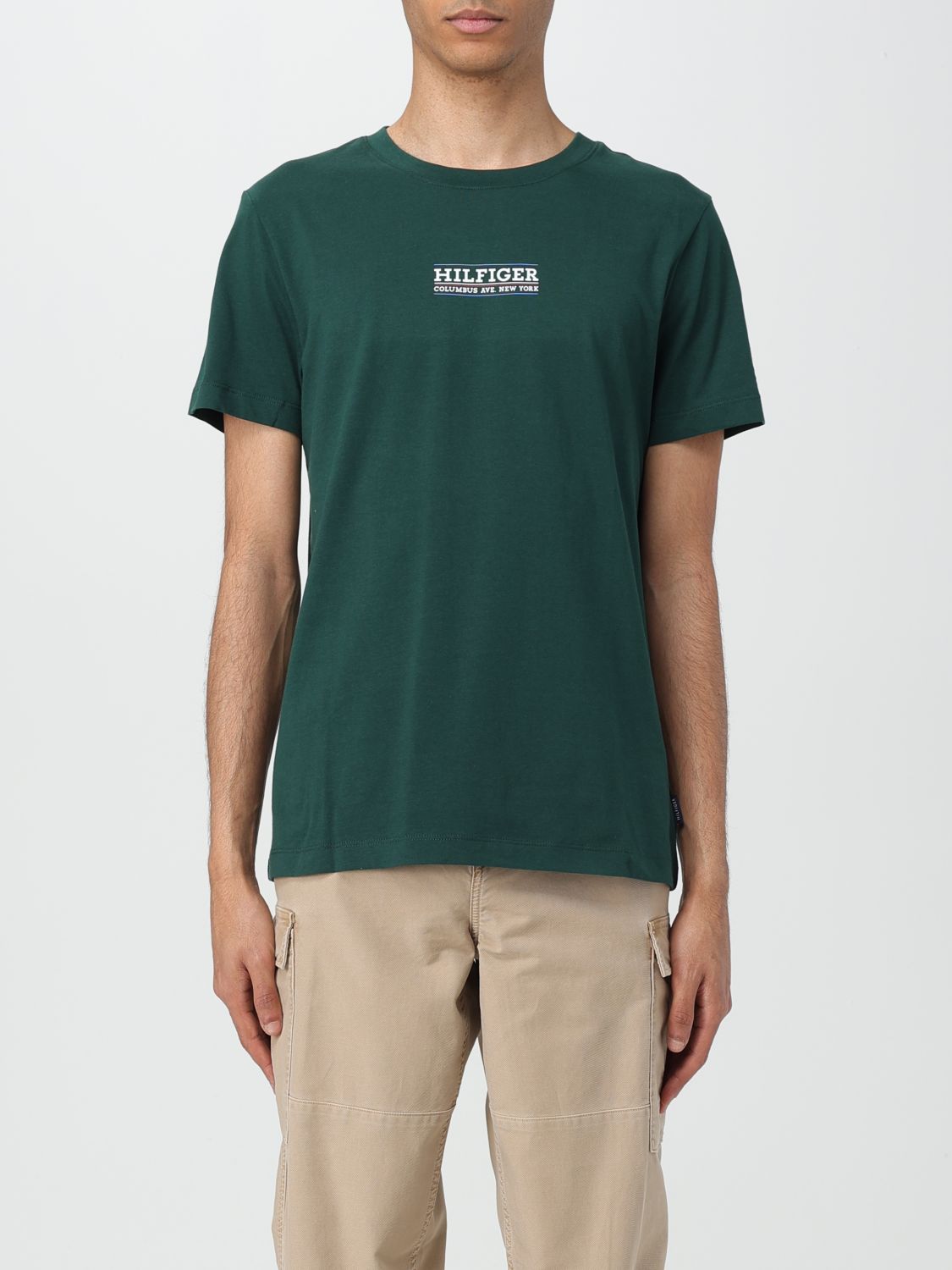Tommy Hilfiger T恤  男士 颜色 绿色 In Green